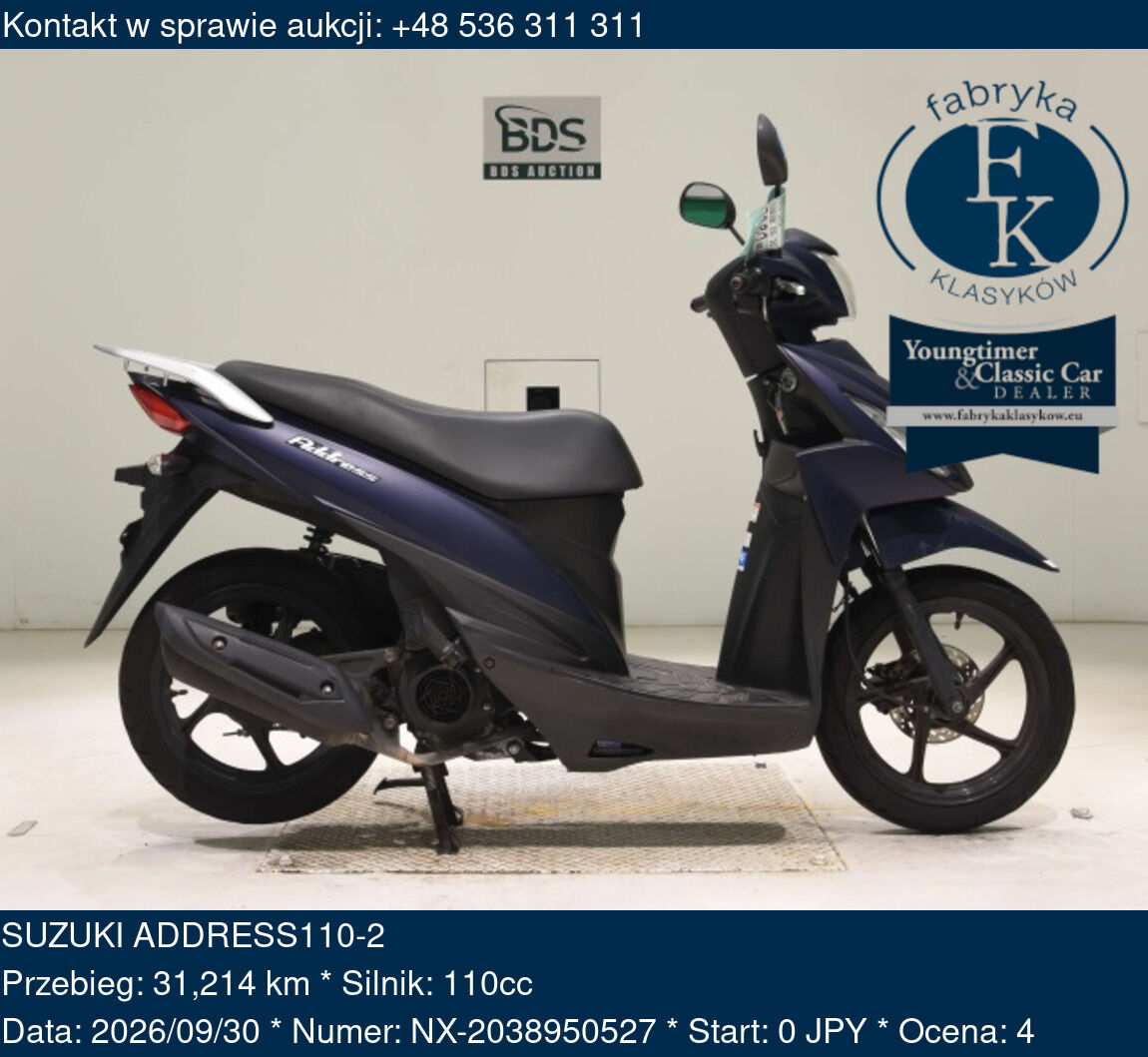 SUZUKI ADDRESS110-2  - zdjęcie 2