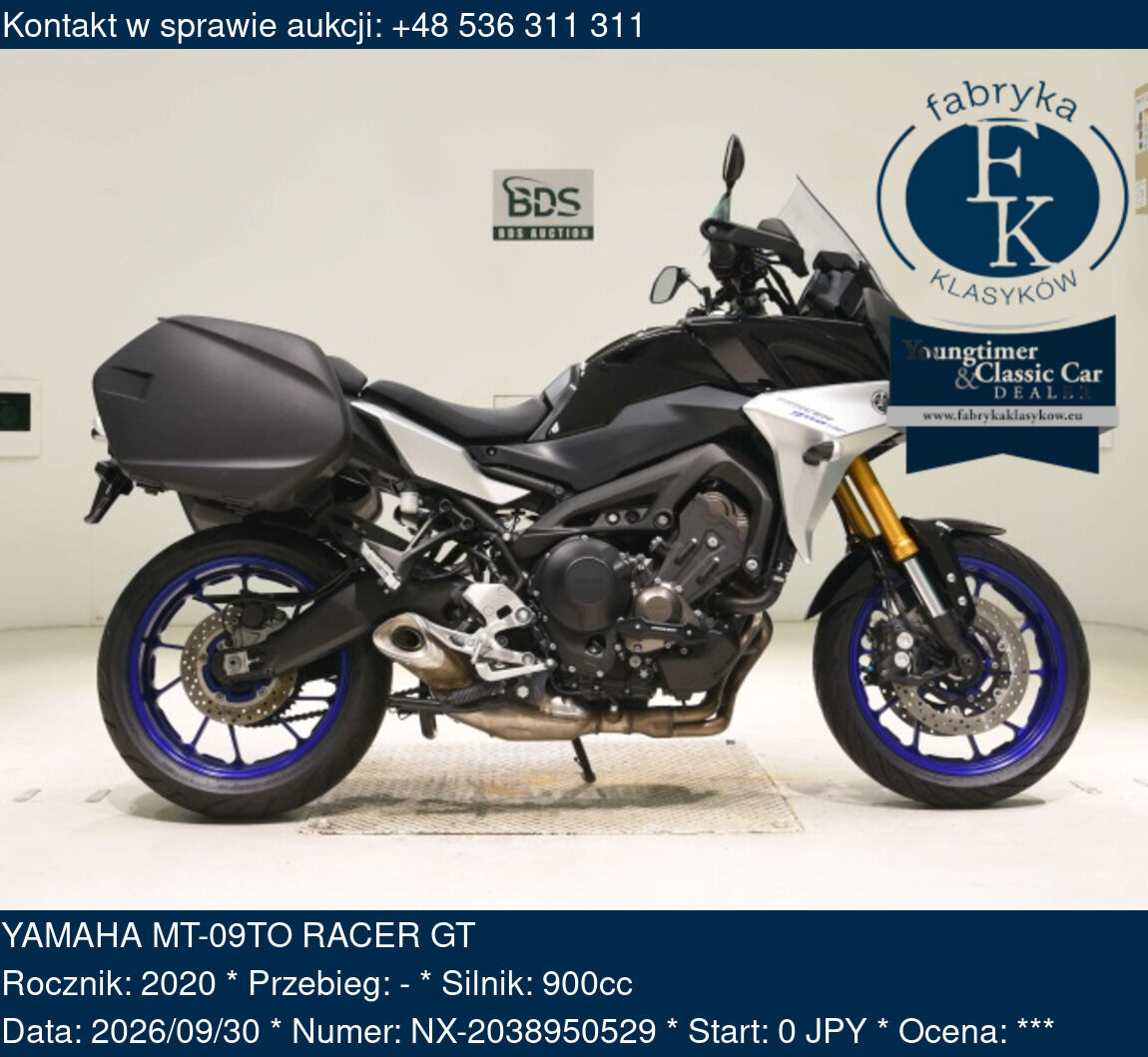 YAMAHA MT-09TO RACER GT 2020 - zdjęcie 2