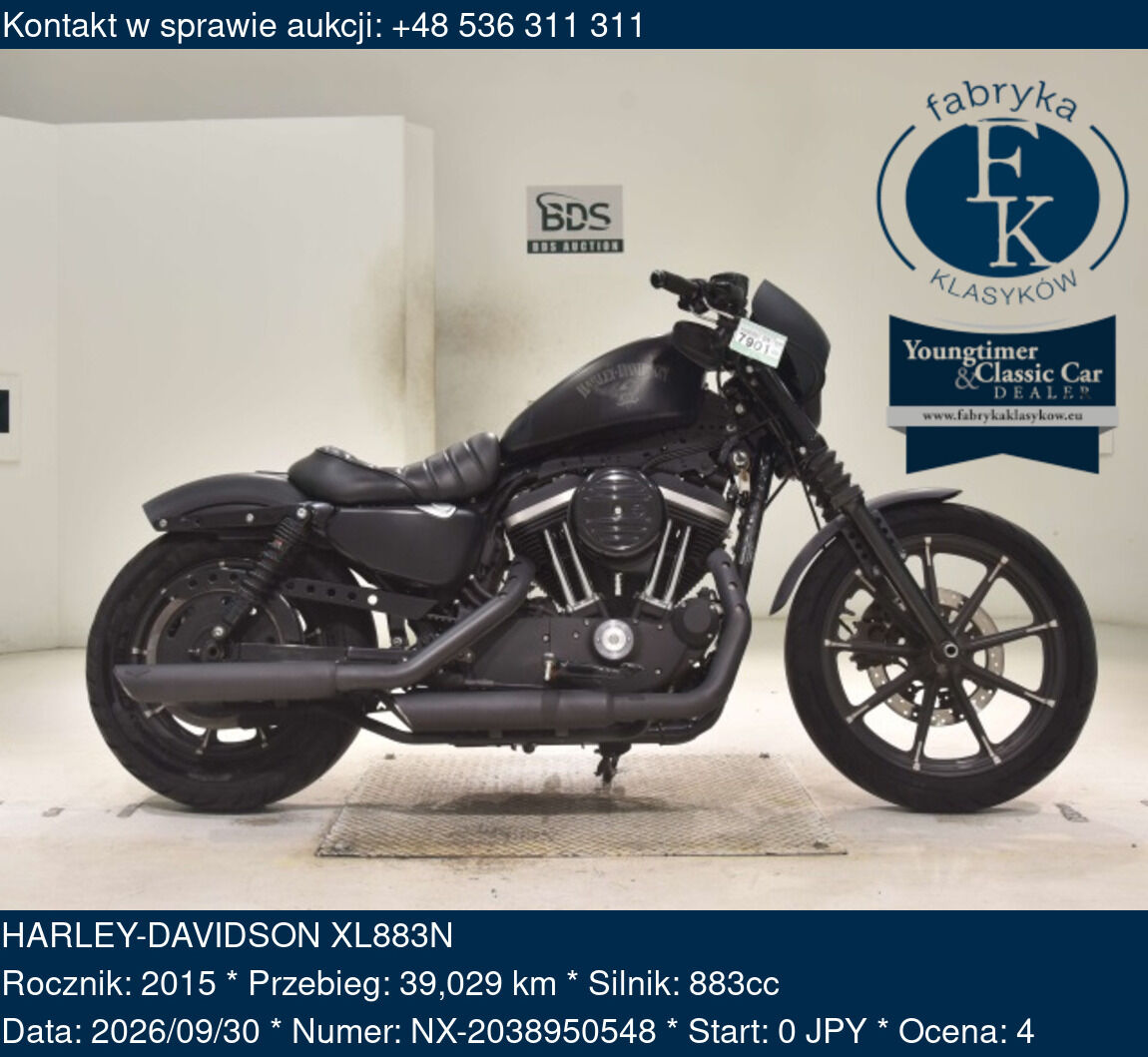 HARLEY-DAVIDSON XL883N 2015 - zdjęcie 2