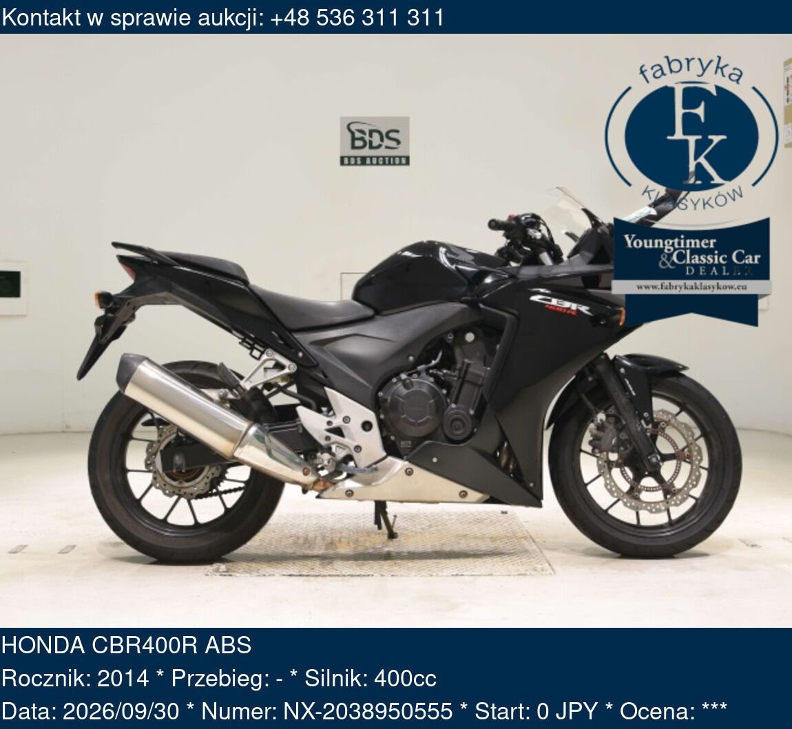 HONDA CBR400R ABS 2014 - zdjęcie 2
