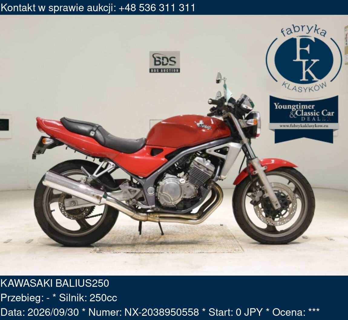 KAWASAKI BALIUS250  - zdjęcie 2