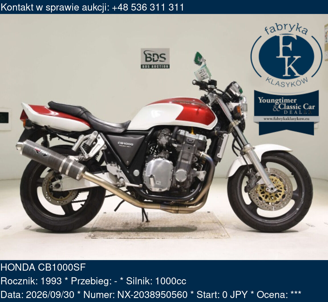 HONDA CB1000SF 1993 - zdjęcie 2