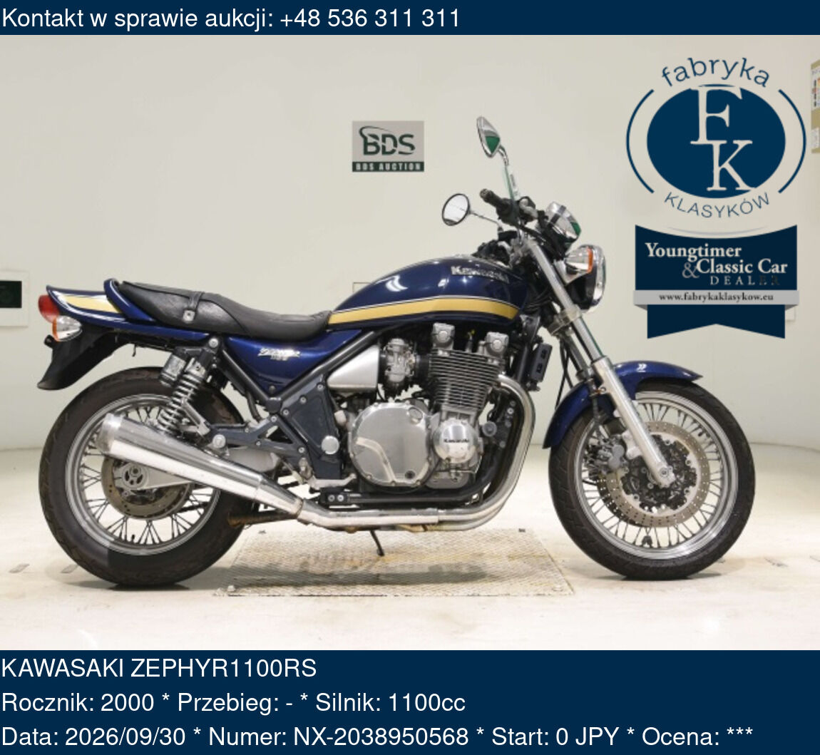 KAWASAKI ZEPHYR1100RS 2000 - zdjęcie 2