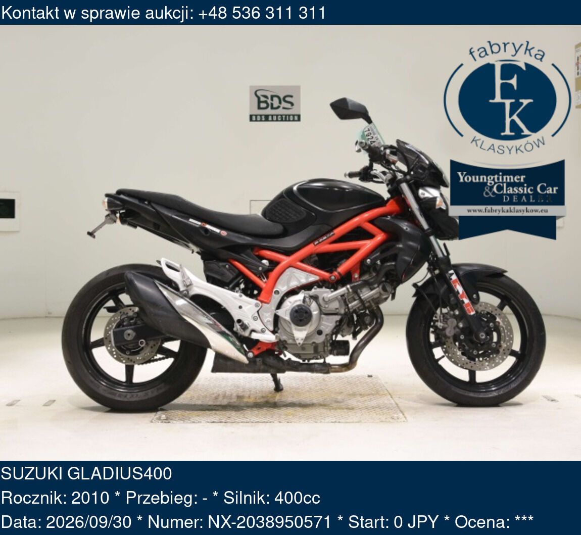 SUZUKI GLADIUS400 2010 - zdjęcie 2