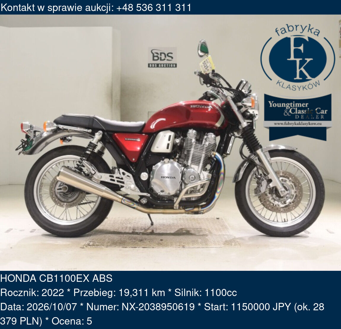 HONDA CB1100EX ABS 2022 - zdjęcie 2