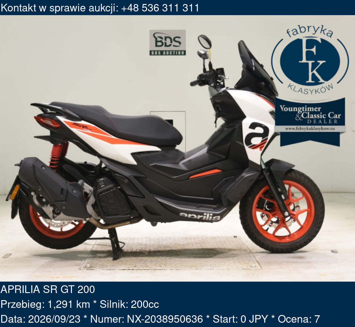 APRILIA SR GT 200  - zdjęcie 2