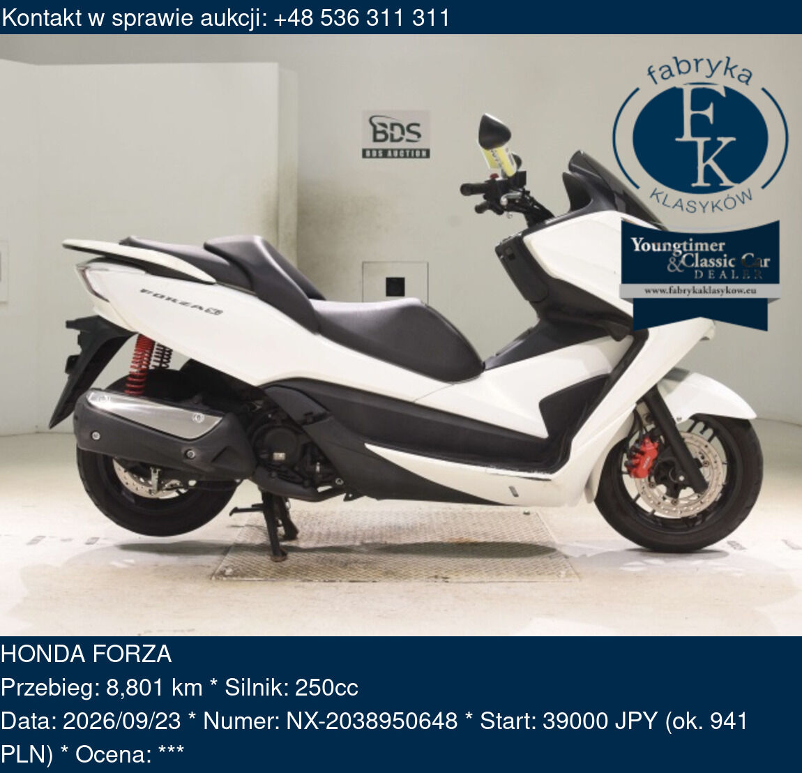 HONDA FORZA  - zdjęcie 2
