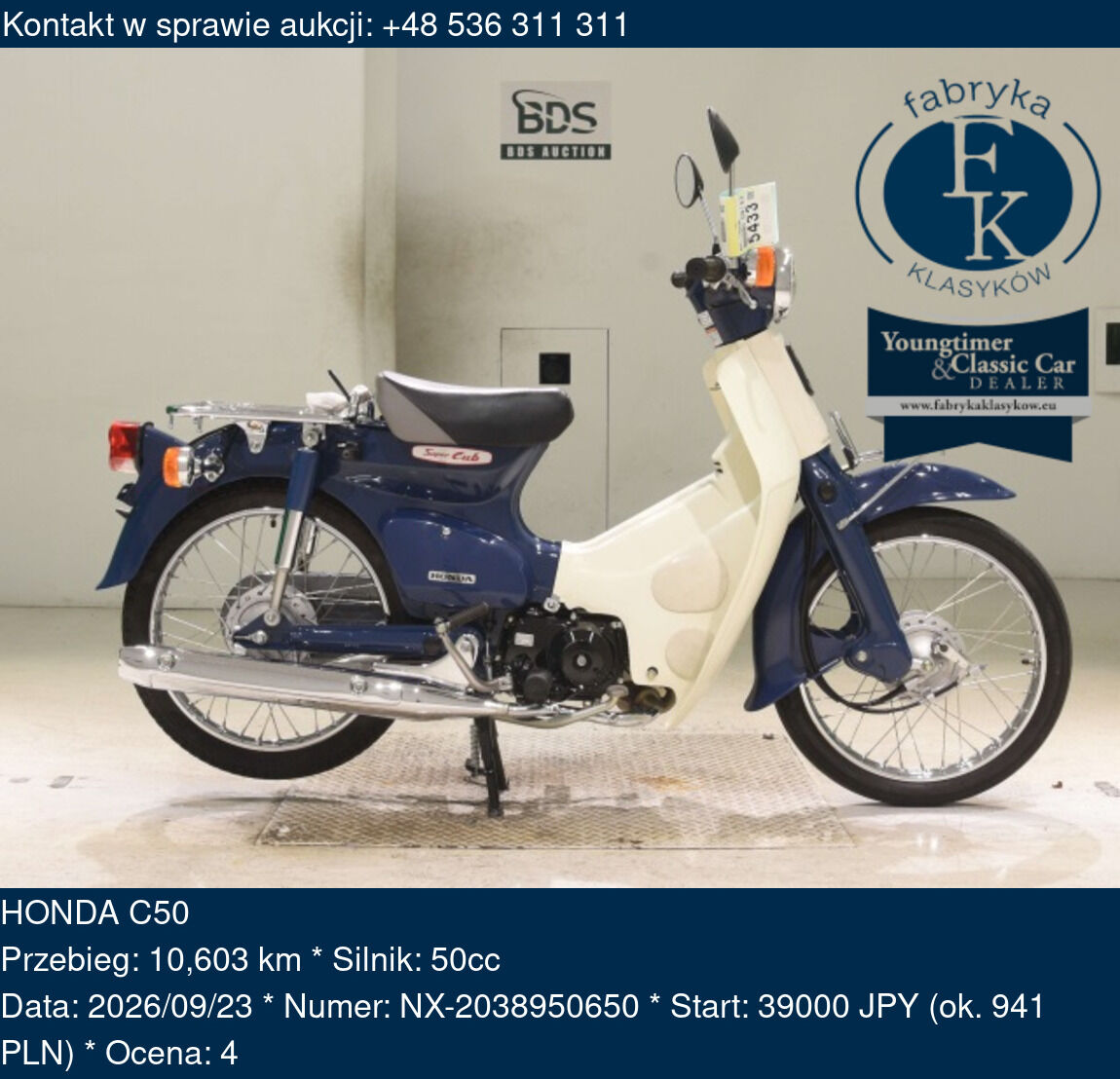 HONDA C50  - zdjęcie 2