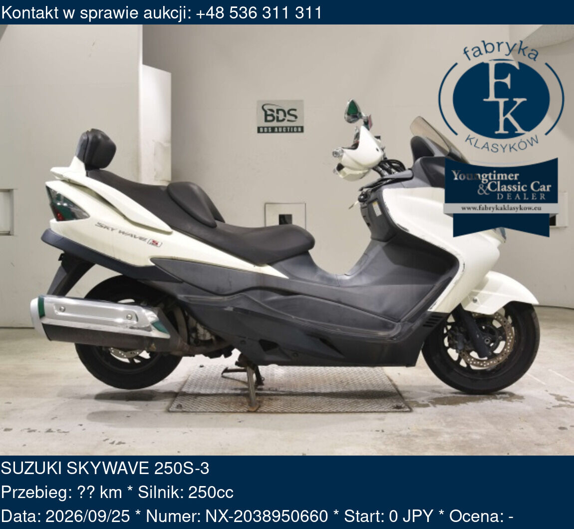 SUZUKI SKYWAVE 250S-3  - zdjęcie 2