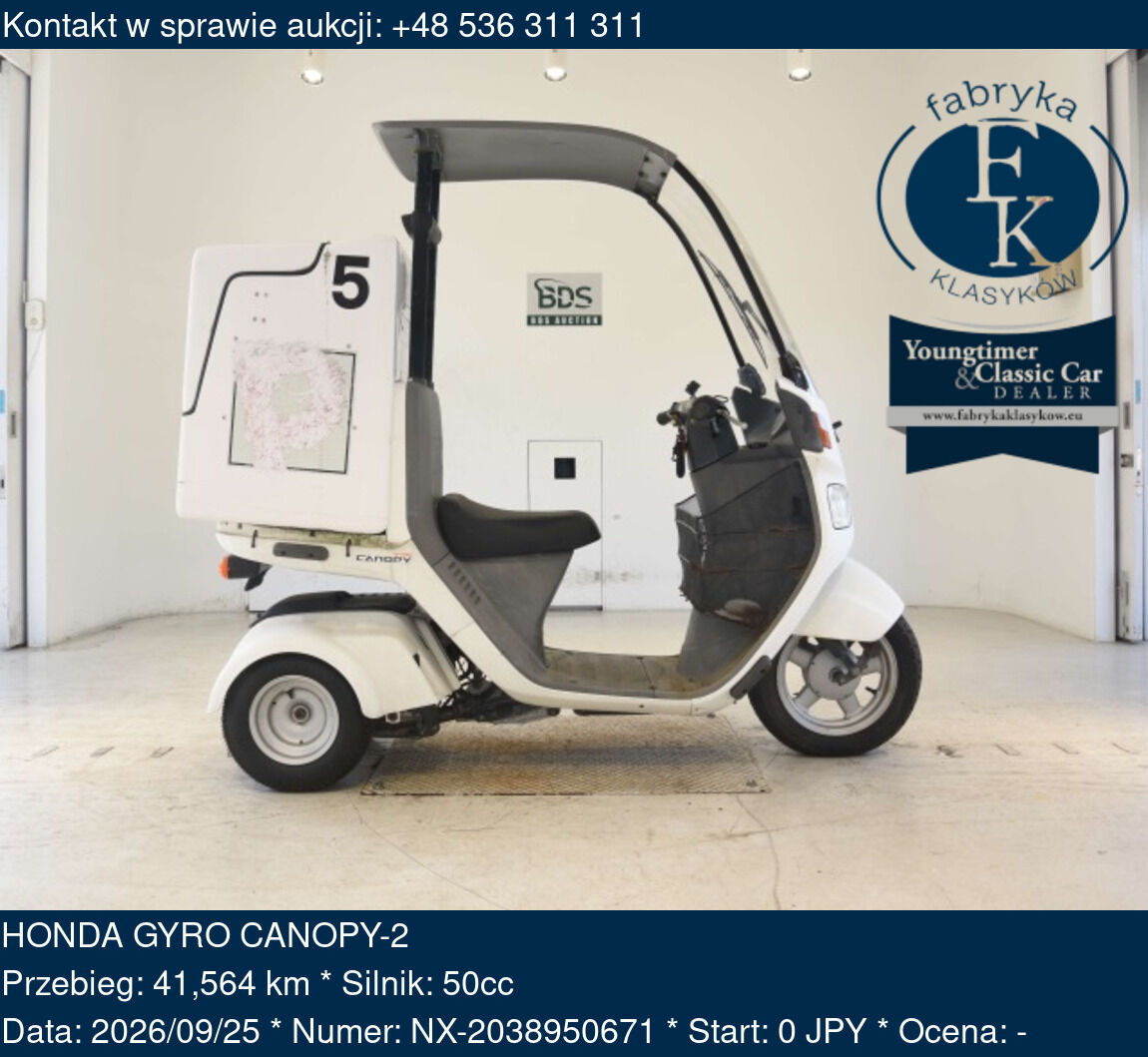 HONDA GYRO CANOPY-2  - zdjęcie 2