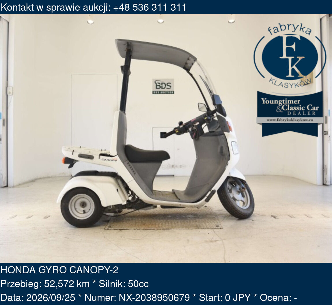 HONDA GYRO CANOPY-2  - zdjęcie 2