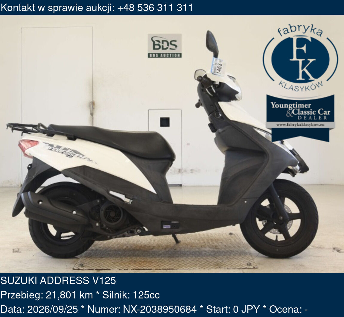 SUZUKI ADDRESS V125  - zdjęcie 2