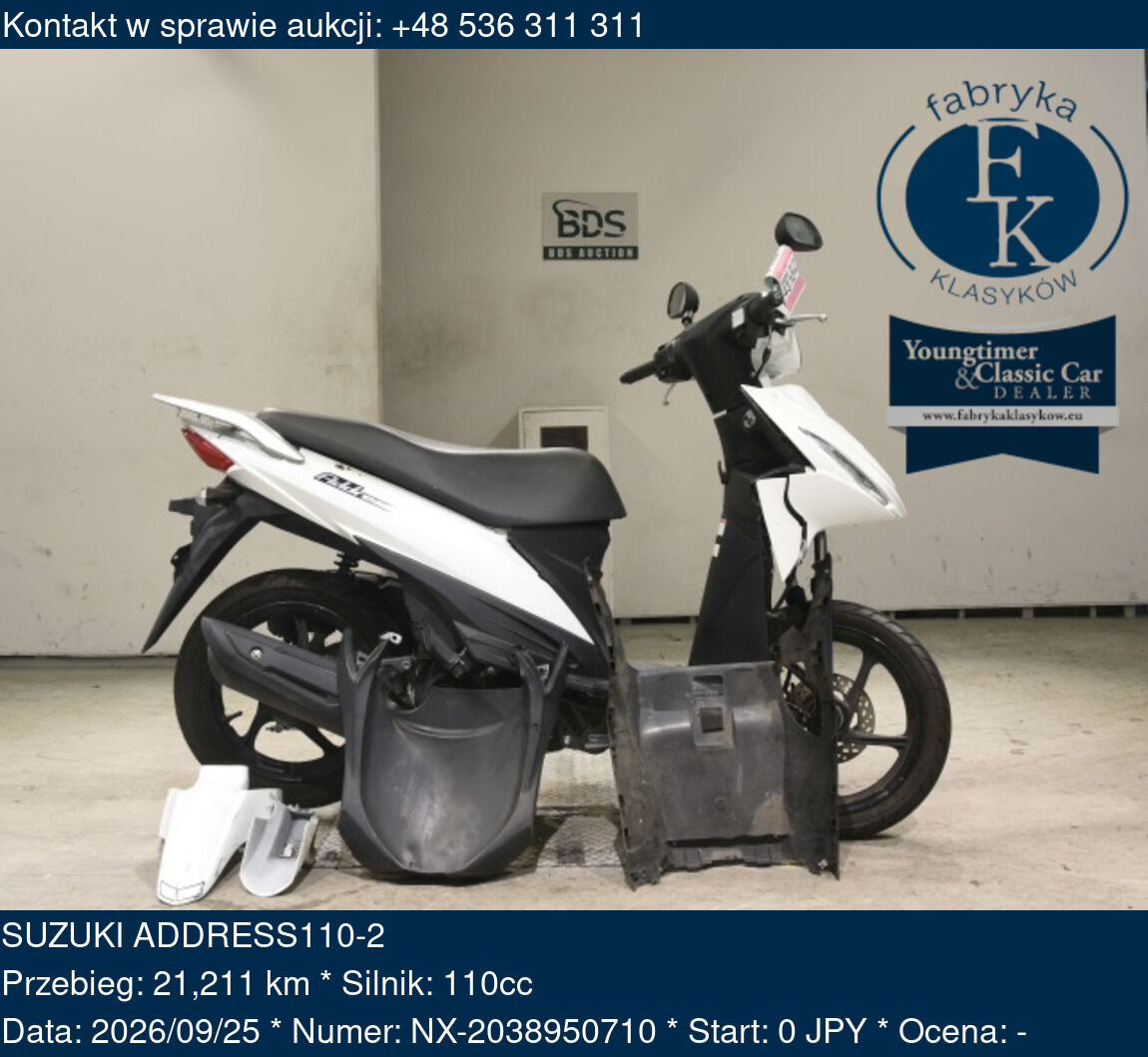 SUZUKI ADDRESS110-2  - zdjęcie 2