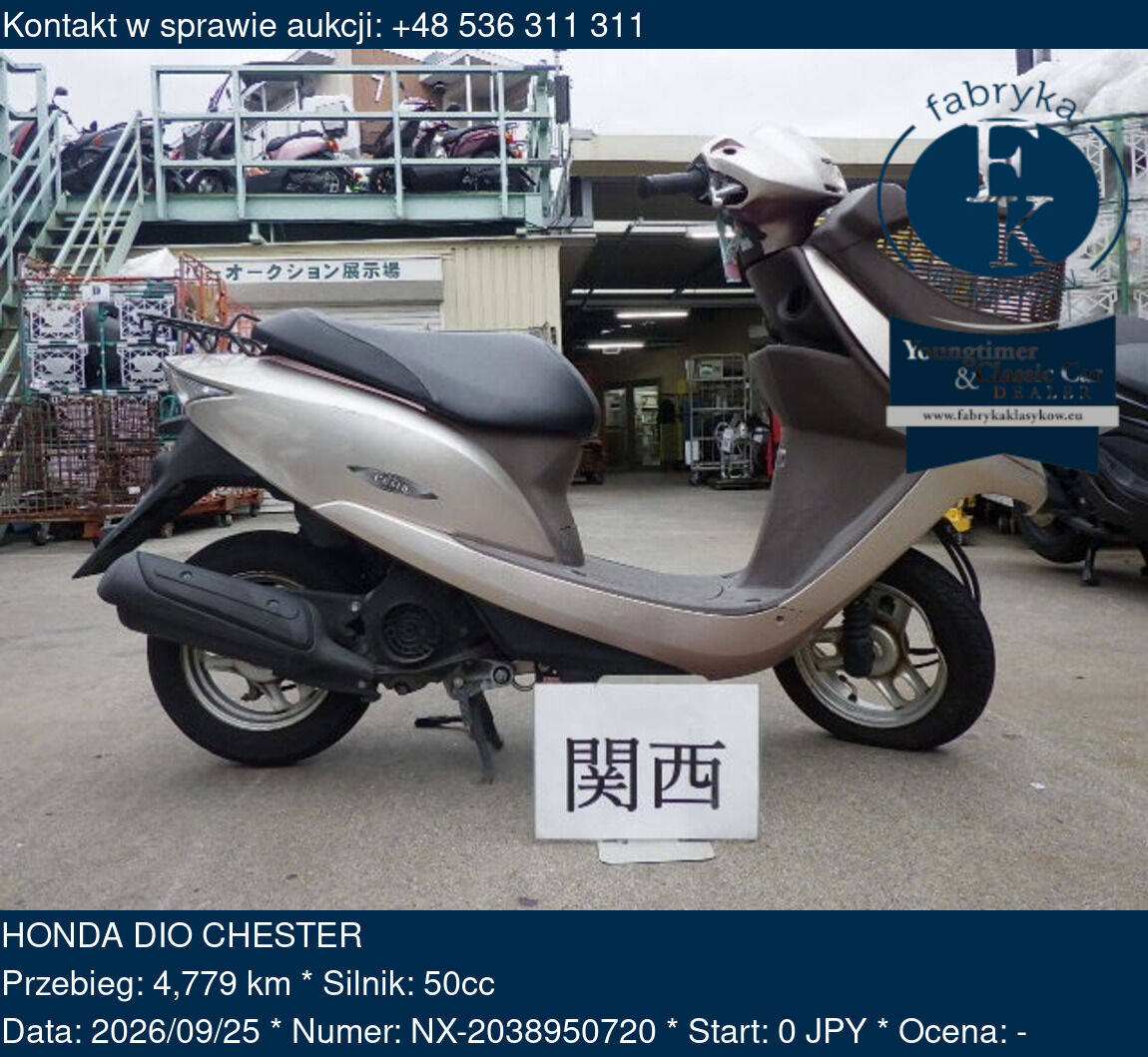 HONDA DIO CHESTER  - zdjęcie 2