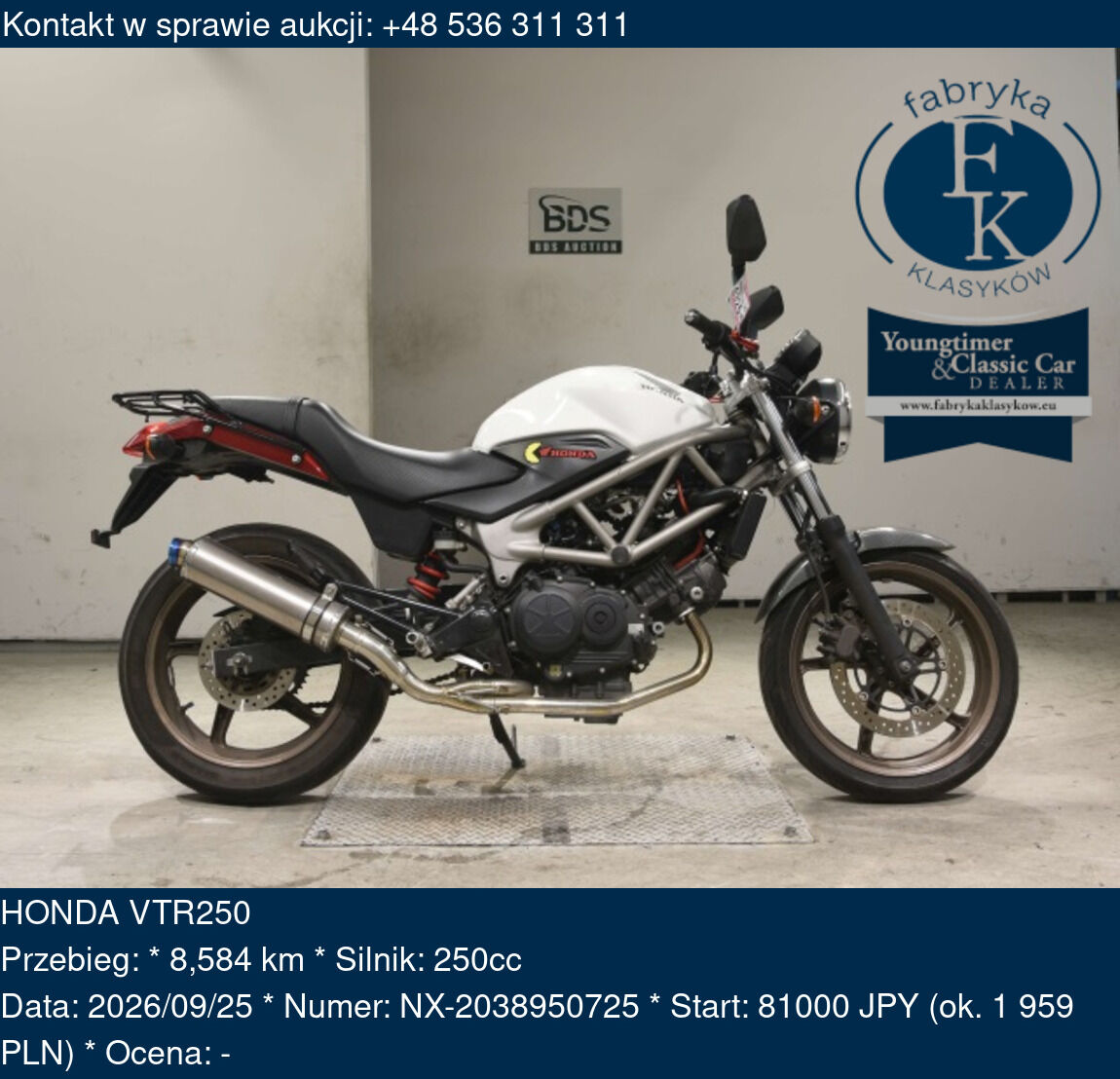 HONDA VTR250  - zdjęcie 2