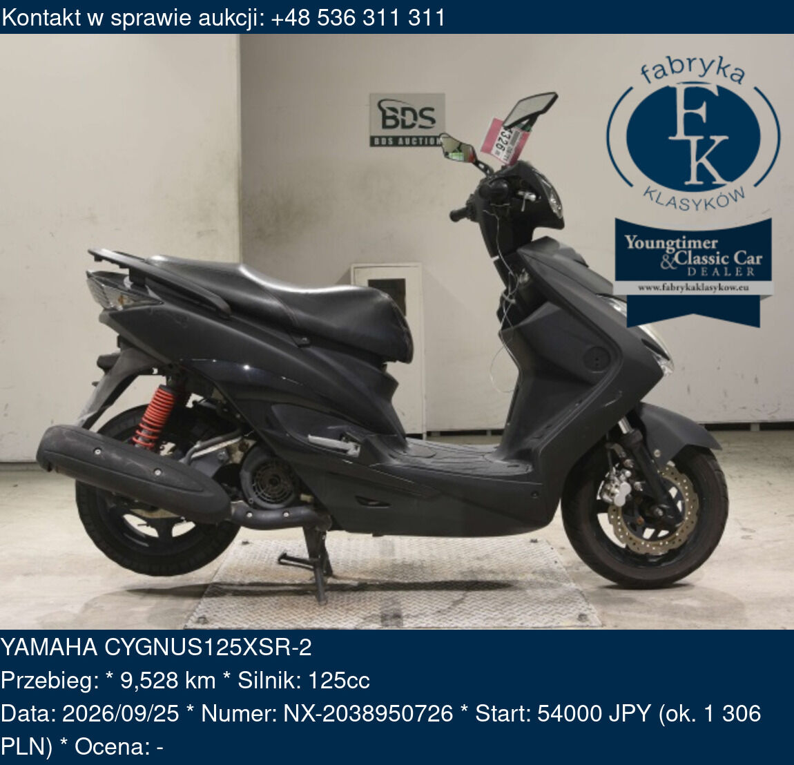 YAMAHA CYGNUS125XSR-2 - zdjęcie 2