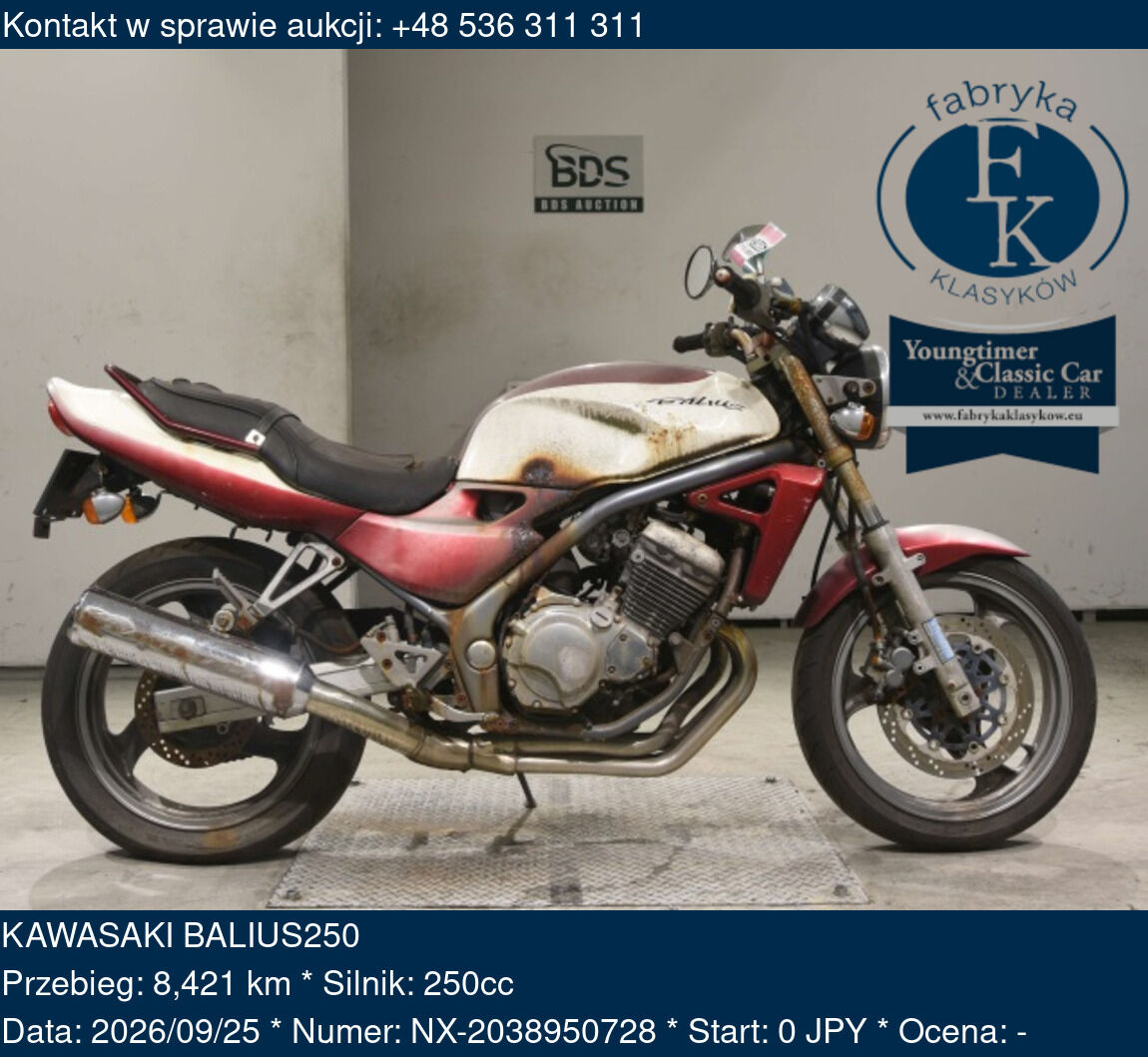 KAWASAKI BALIUS250  - zdjęcie 2