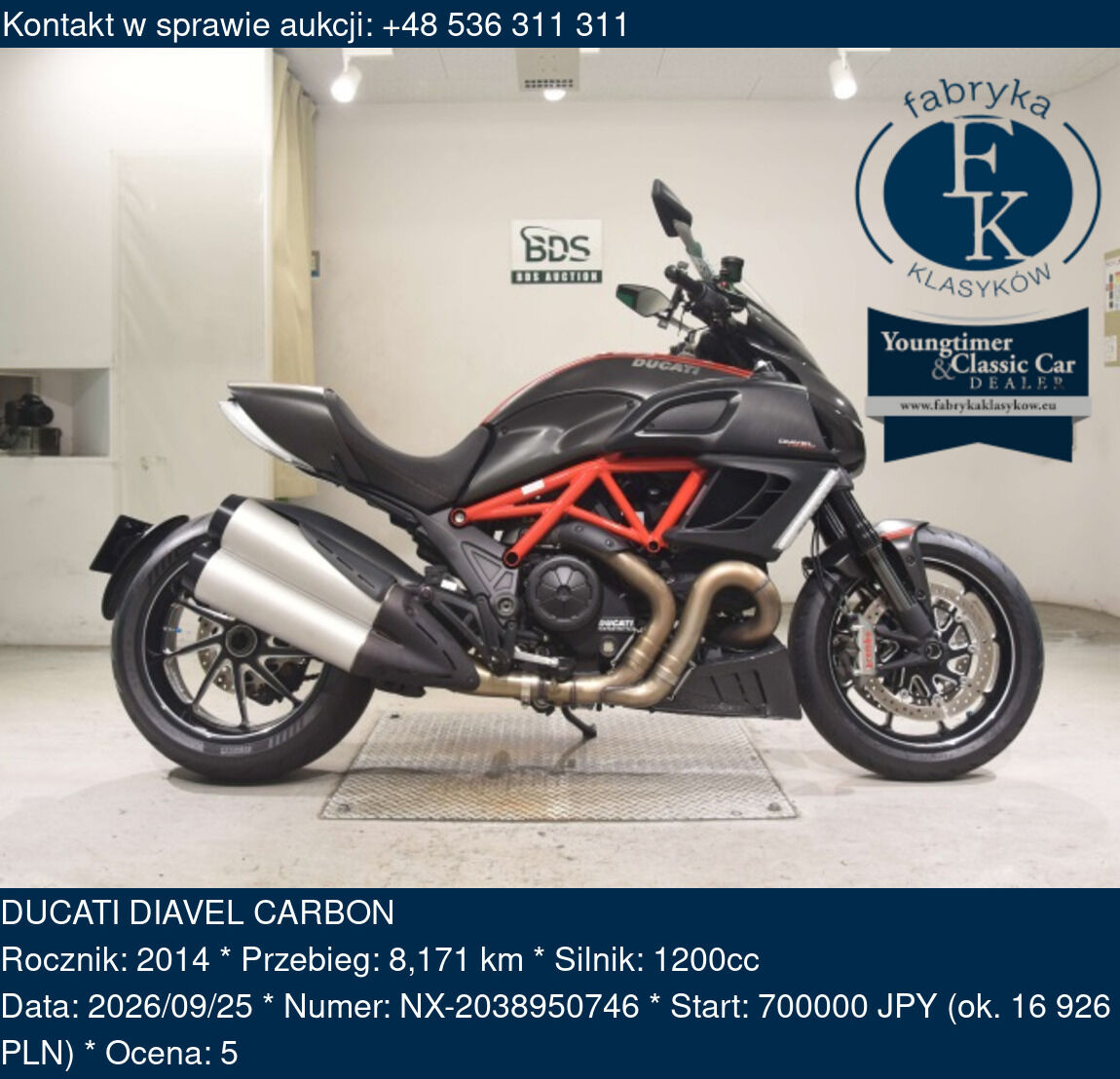 DUCATI DIAVEL CARBON 2014 - zdjęcie 2