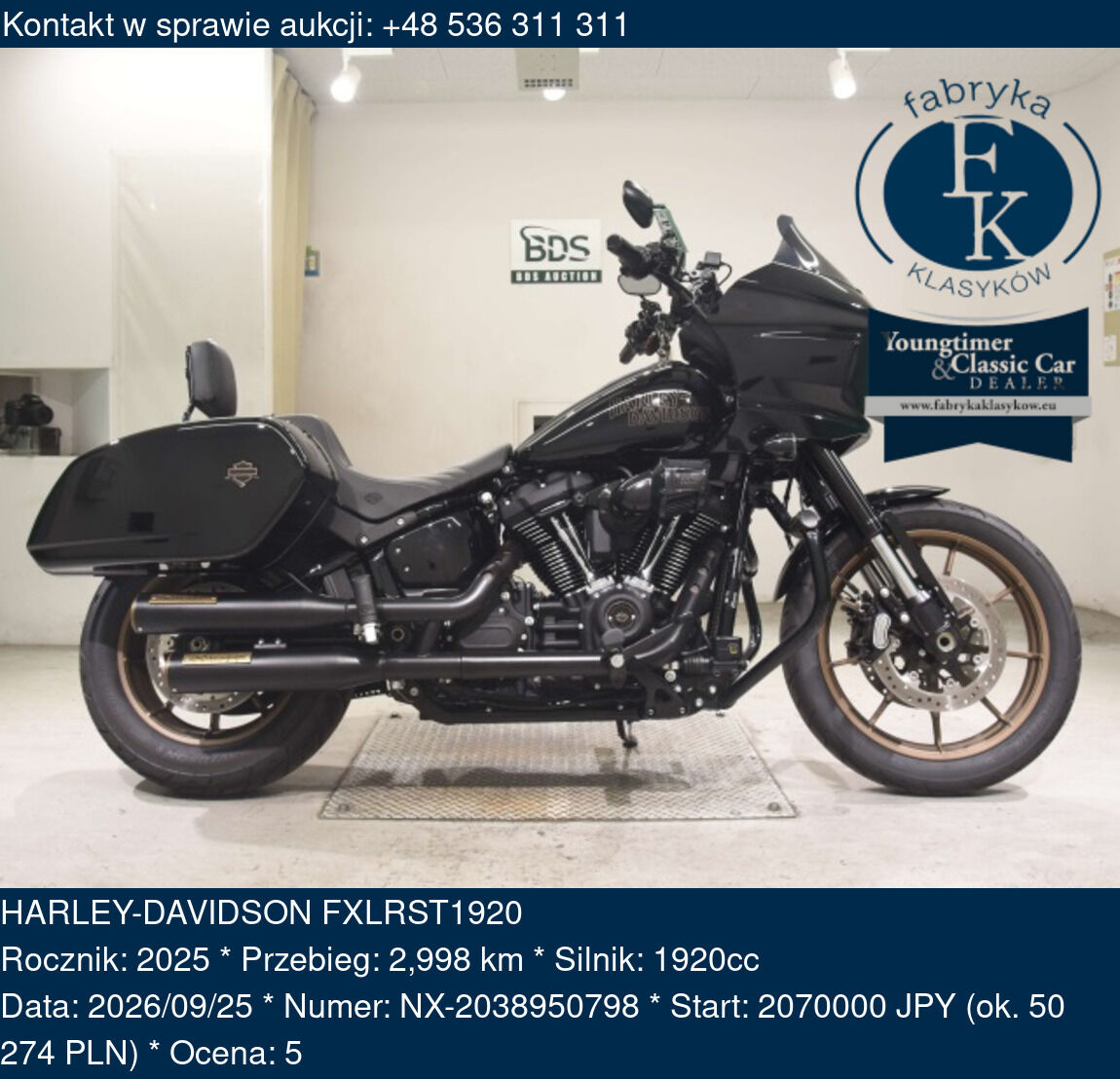 HARLEY-DAVIDSON FXLRST1920 2025 - zdjęcie 2
