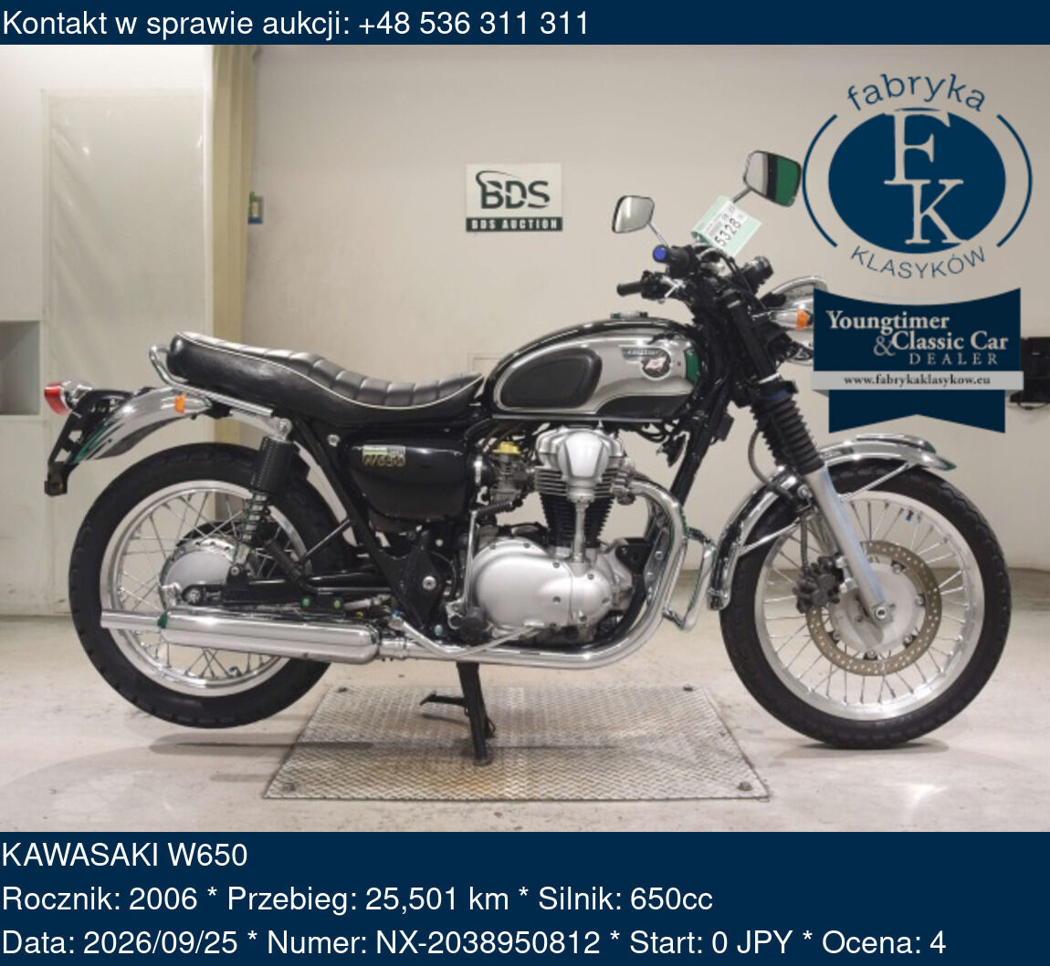 KAWASAKI W650 2006 - zdjęcie 2