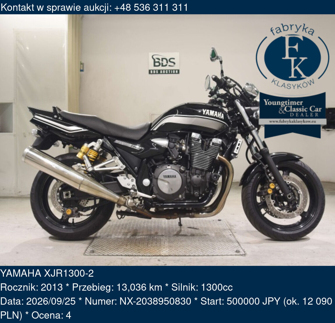 YAMAHA XJR1300-2 2013 - zdjęcie 2