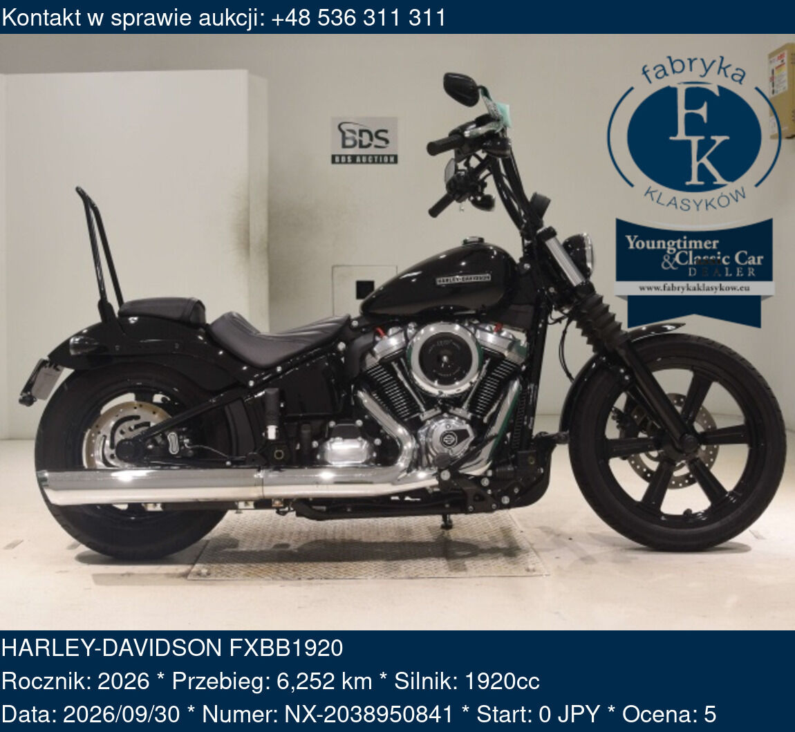 HARLEY-DAVIDSON FXBB1920 2026 - zdjęcie 2
