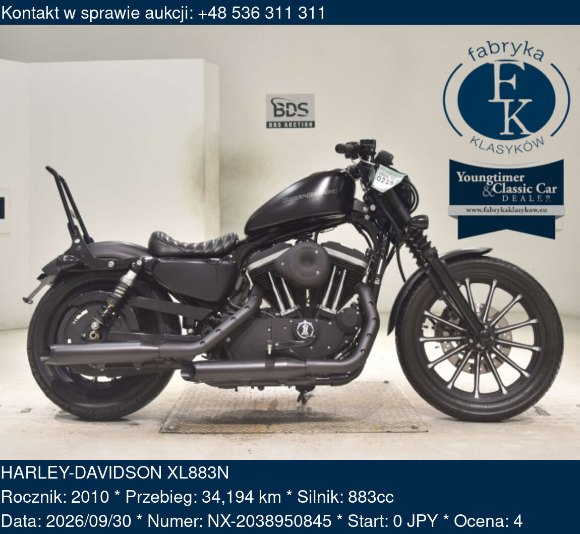 HARLEY-DAVIDSON XL883N 2010 - zdjęcie 2