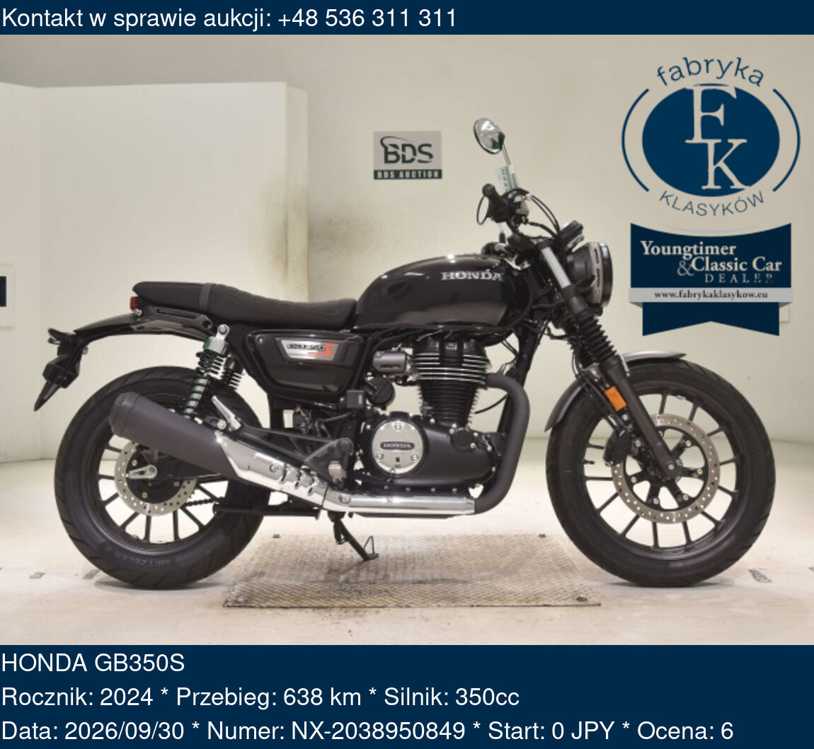 HONDA GB350S 2024 - zdjęcie 2