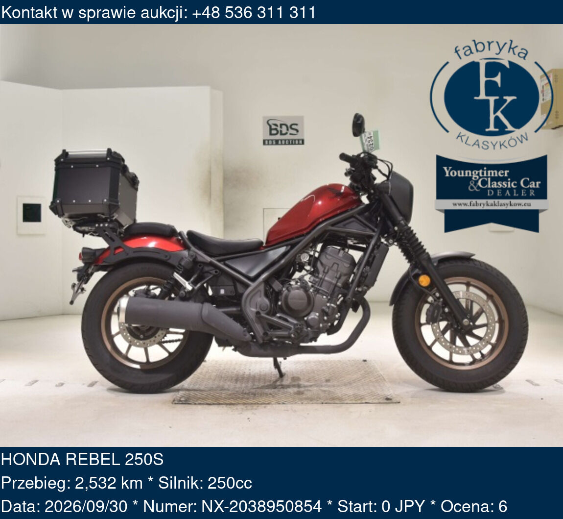 HONDA REBEL 250S  - zdjęcie 2