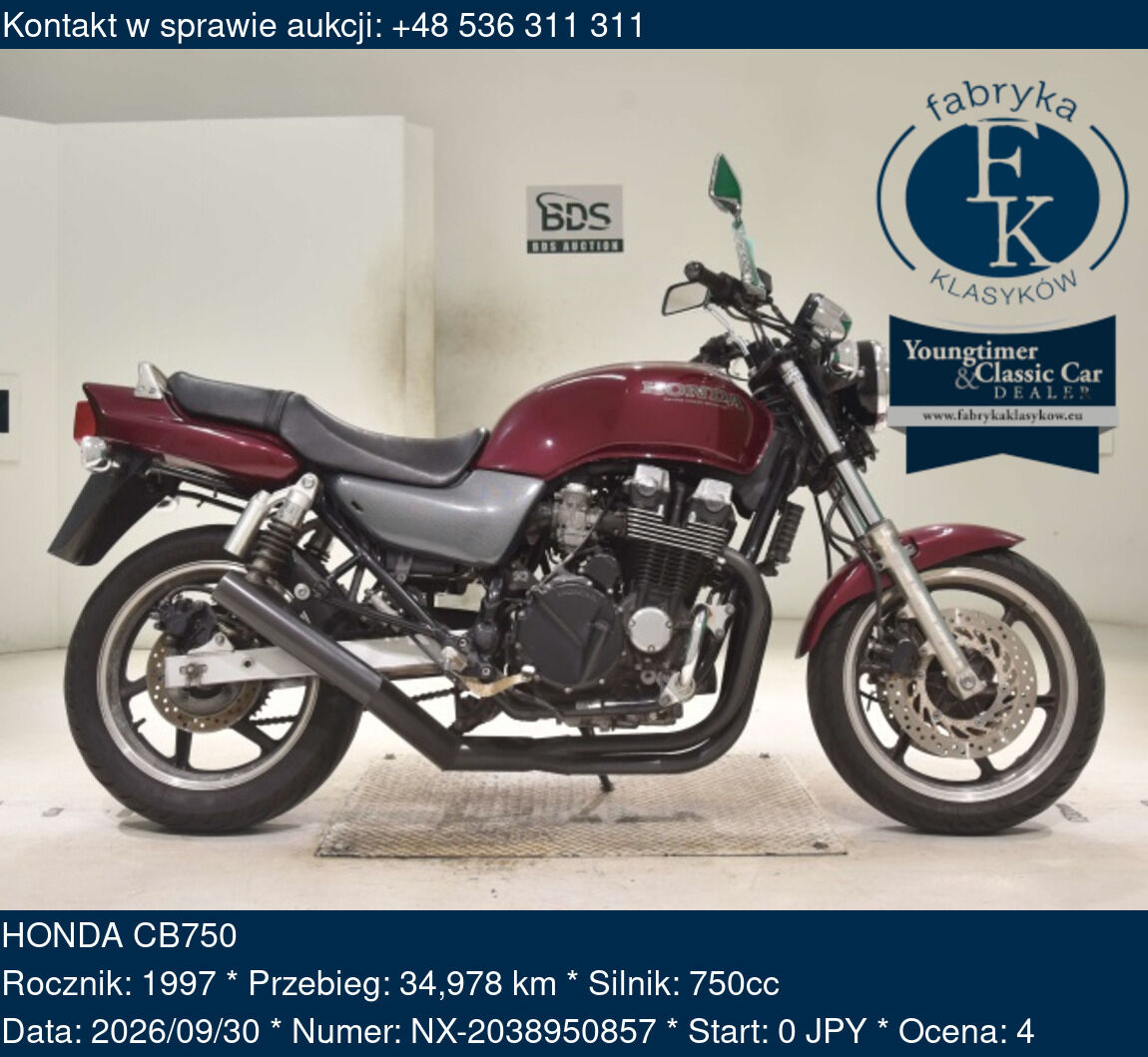 HONDA CB750 1997 - zdjęcie 2