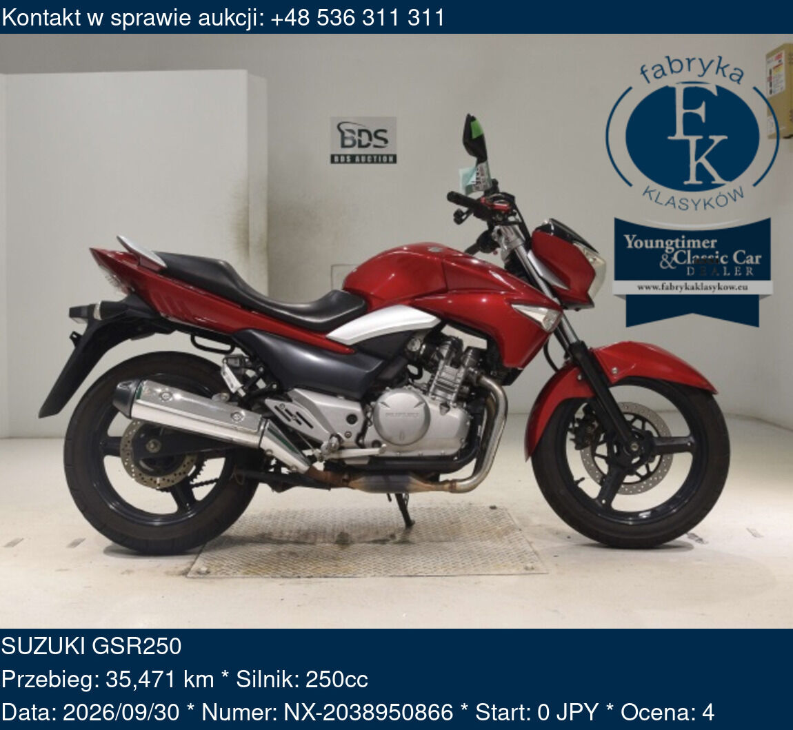 SUZUKI GSR250  - zdjęcie 2