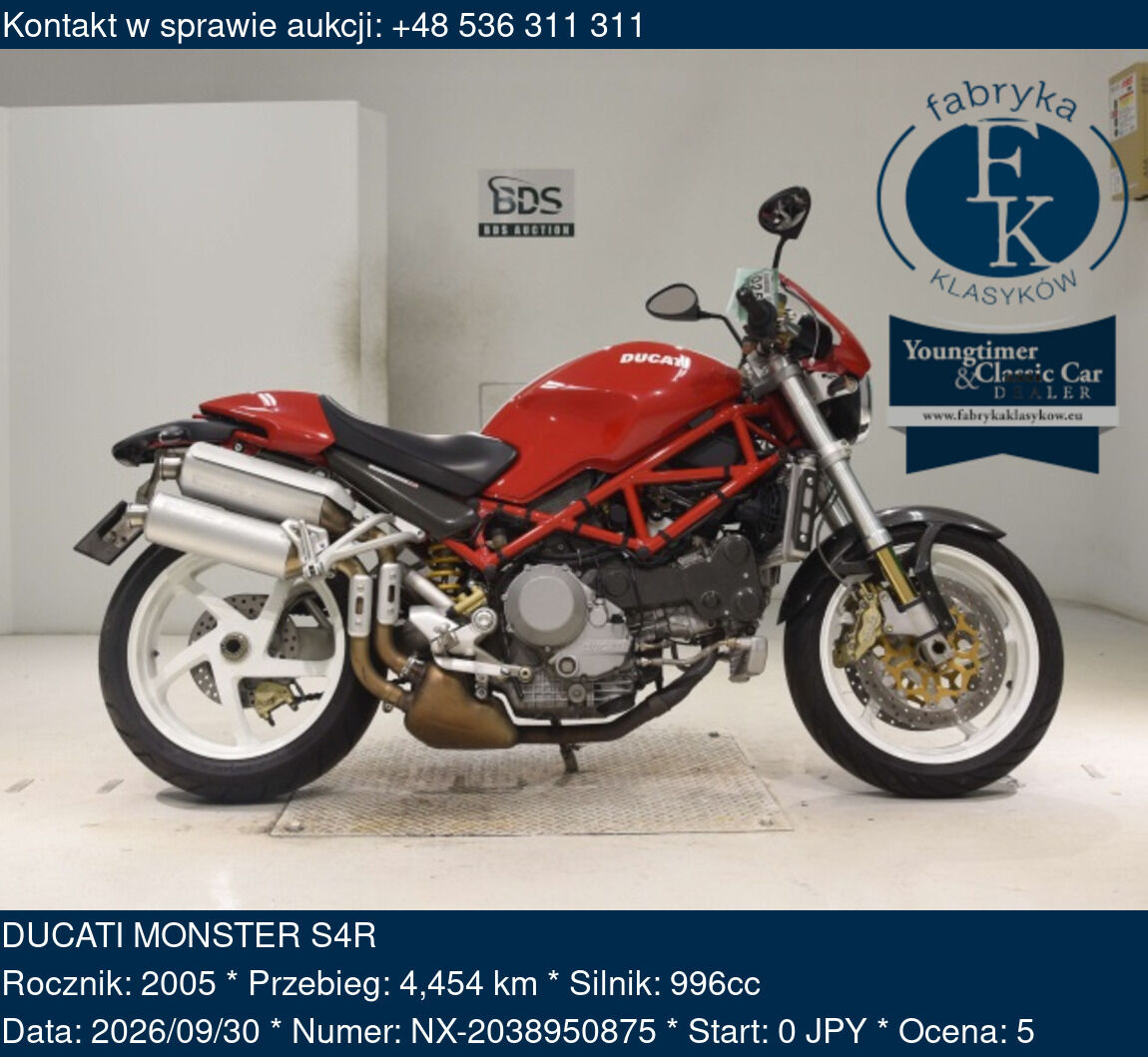 DUCATI MONSTER S4R 2005 - zdjęcie 2