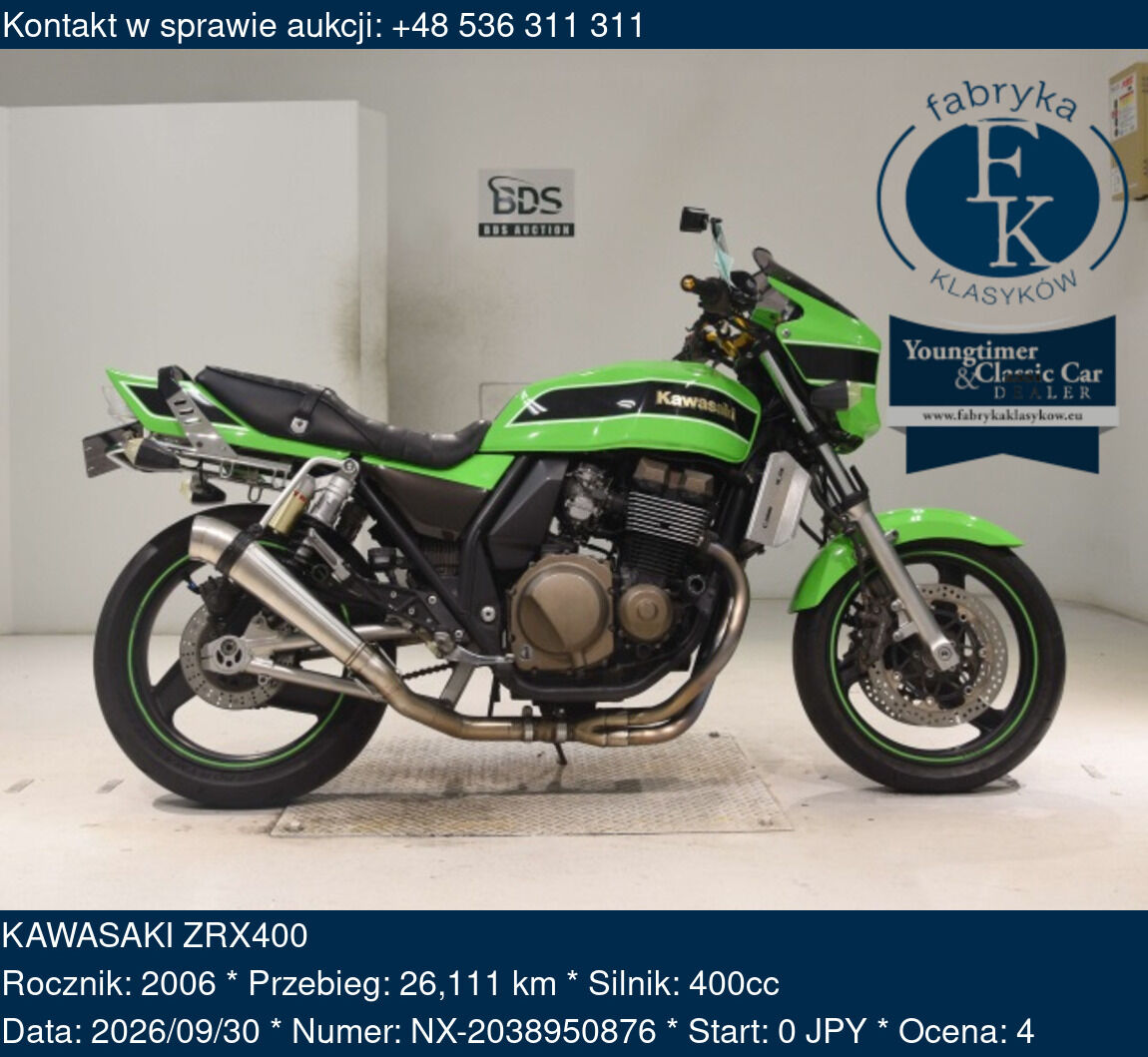 KAWASAKI ZRX400 2006 - zdjęcie 2
