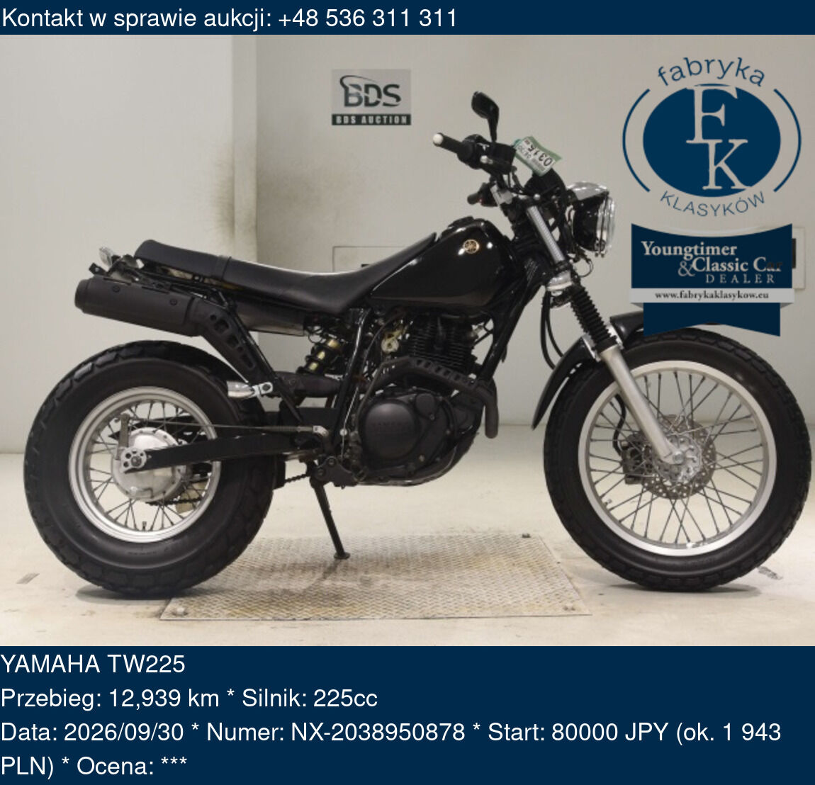 YAMAHA TW225 - zdjęcie 2