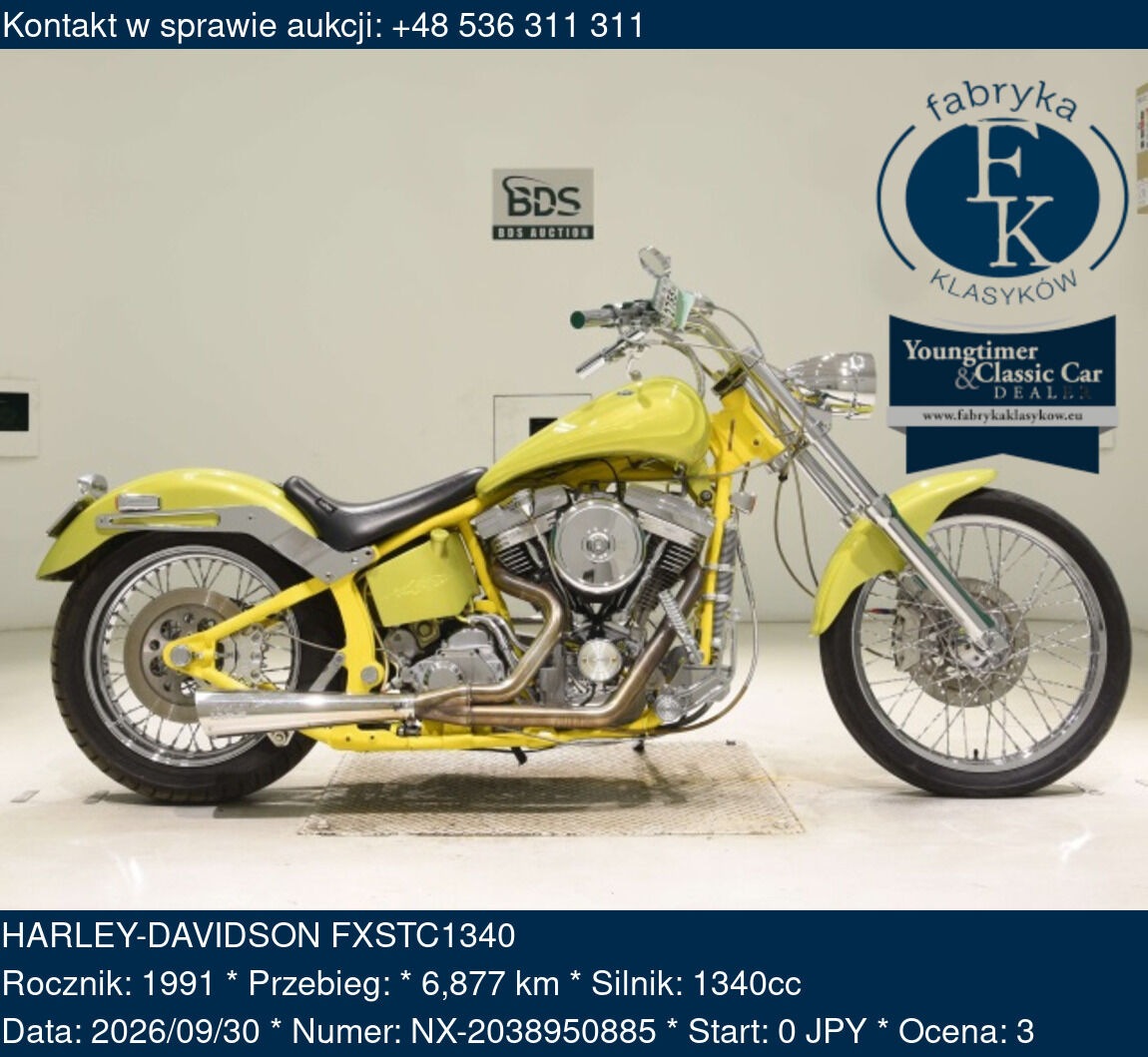 HARLEY-DAVIDSON FXSTC1340 1991 - zdjęcie 2