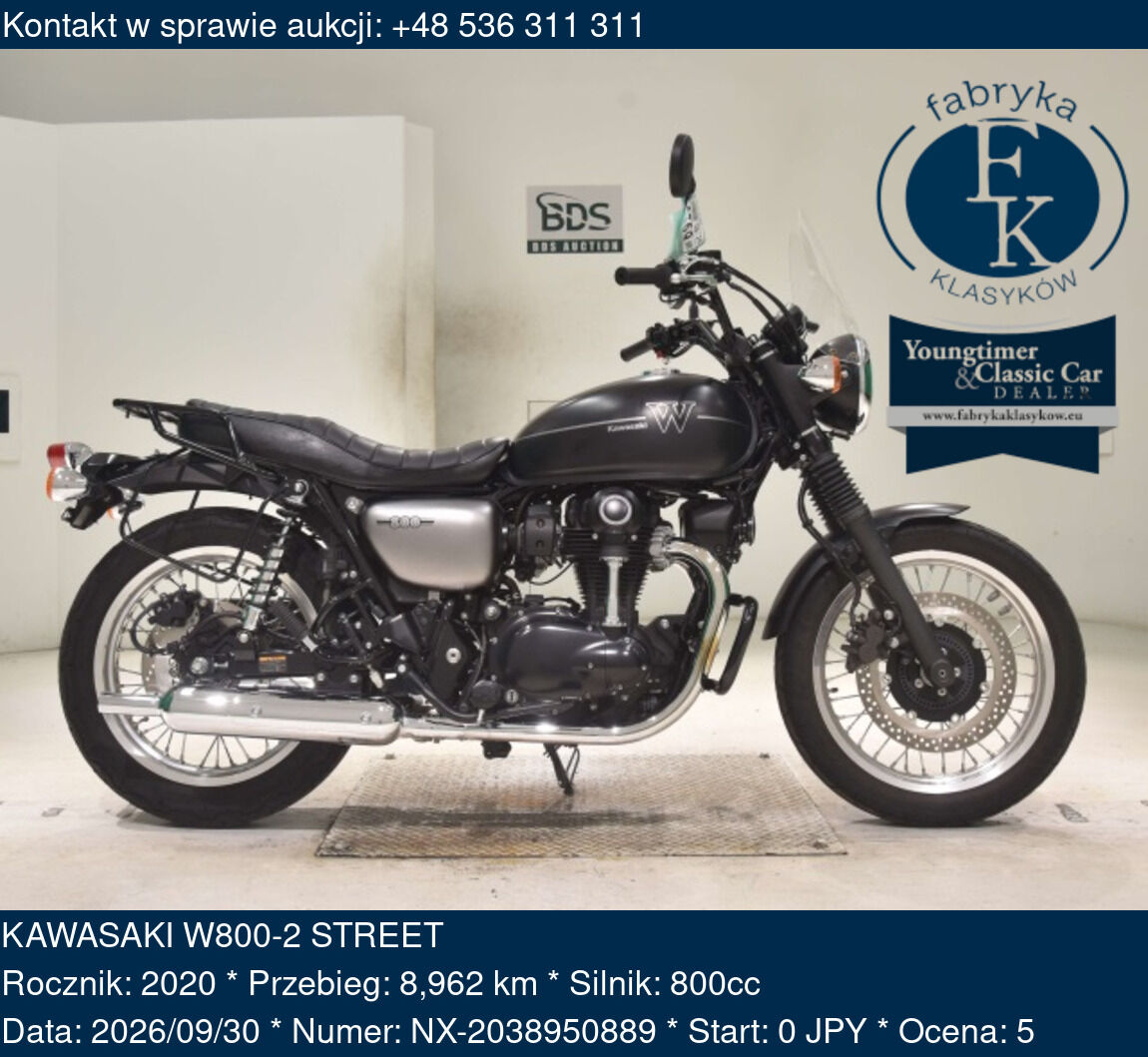 KAWASAKI W800-2 STREET 2020 - zdjęcie 2