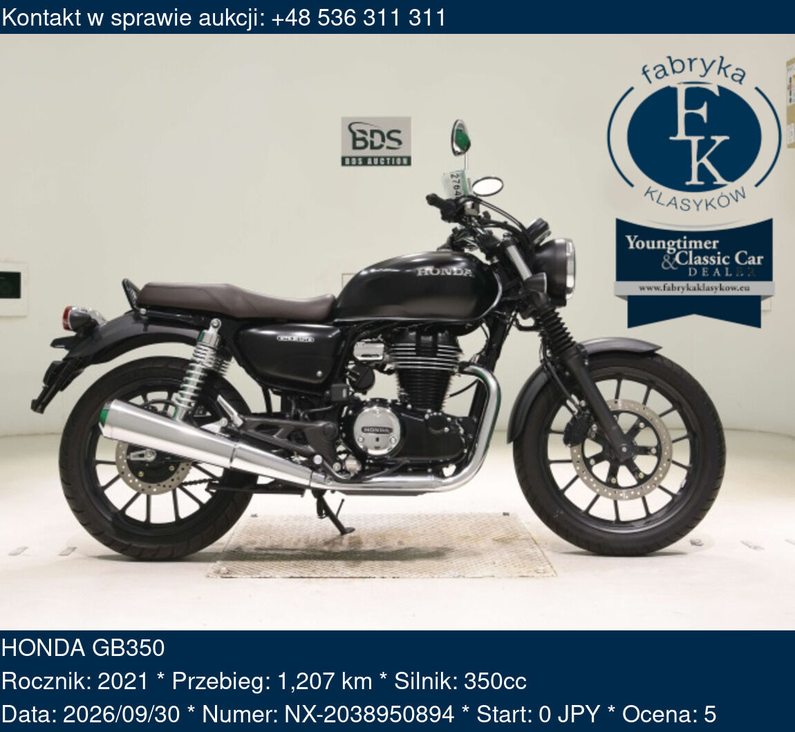 HONDA GB350 2021 - zdjęcie 2