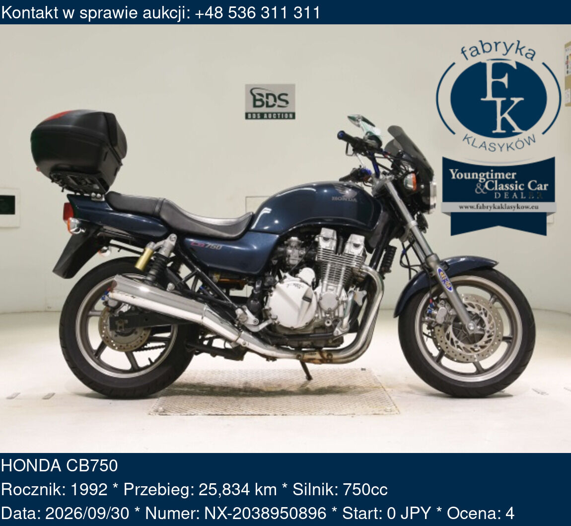 HONDA CB750 1992 - zdjęcie 2