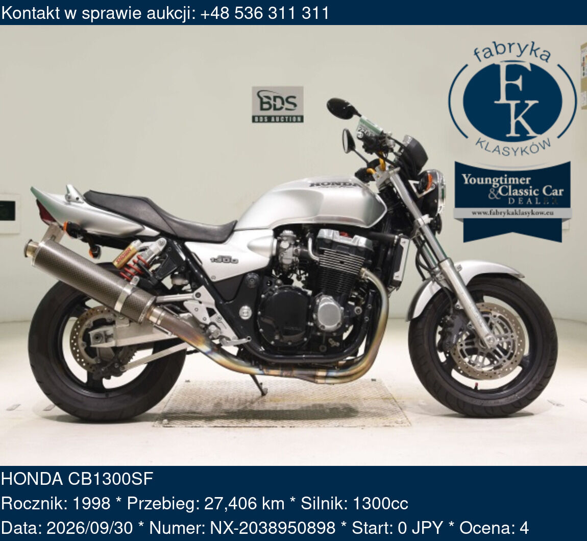 HONDA CB1300SF 1998 - zdjęcie 2