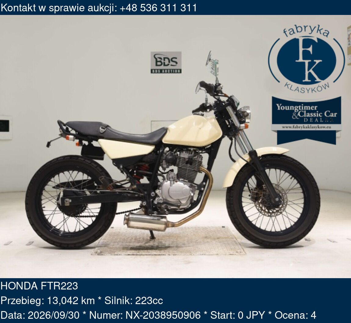 HONDA FTR223  - zdjęcie 2
