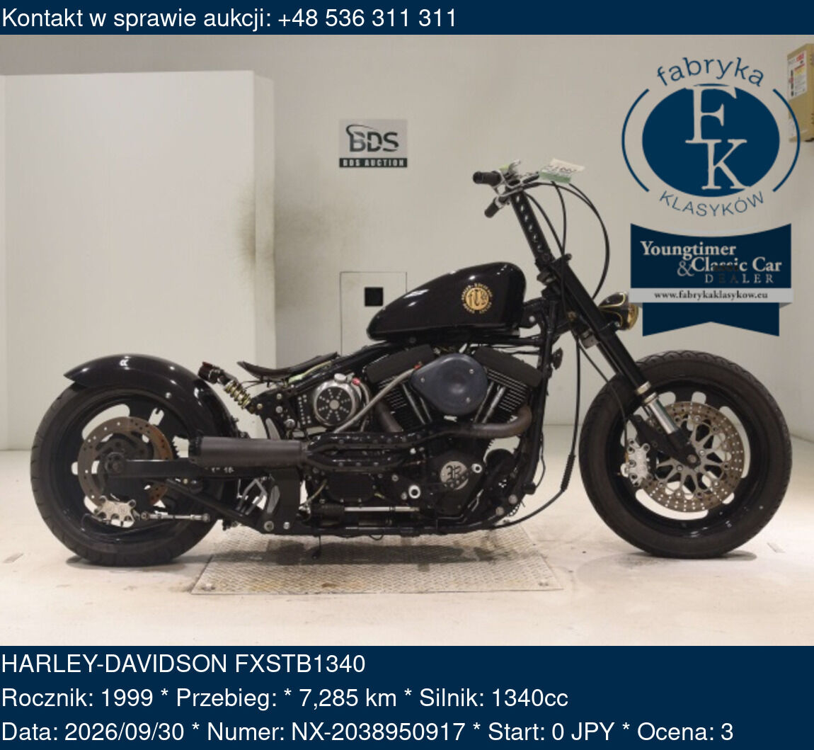 HARLEY-DAVIDSON FXSTB1340 1999 - zdjęcie 2