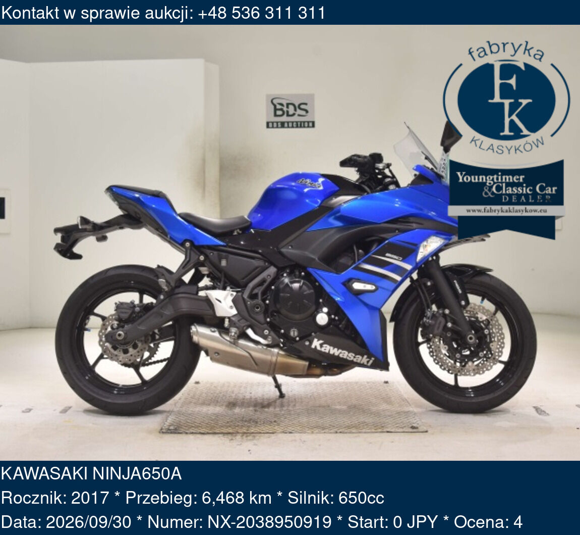 KAWASAKI NINJA650A 2017 - zdjęcie 2