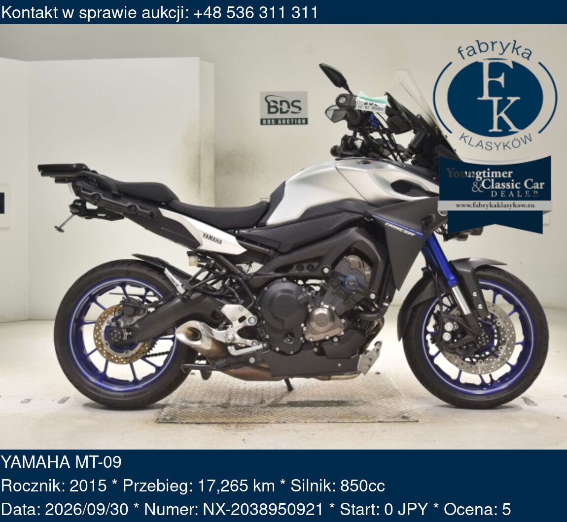 YAMAHA MT-09 2015 - zdjęcie 2