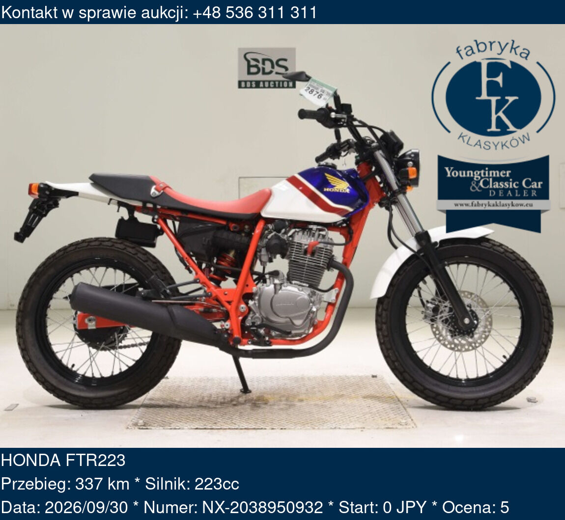 HONDA FTR223  - zdjęcie 2