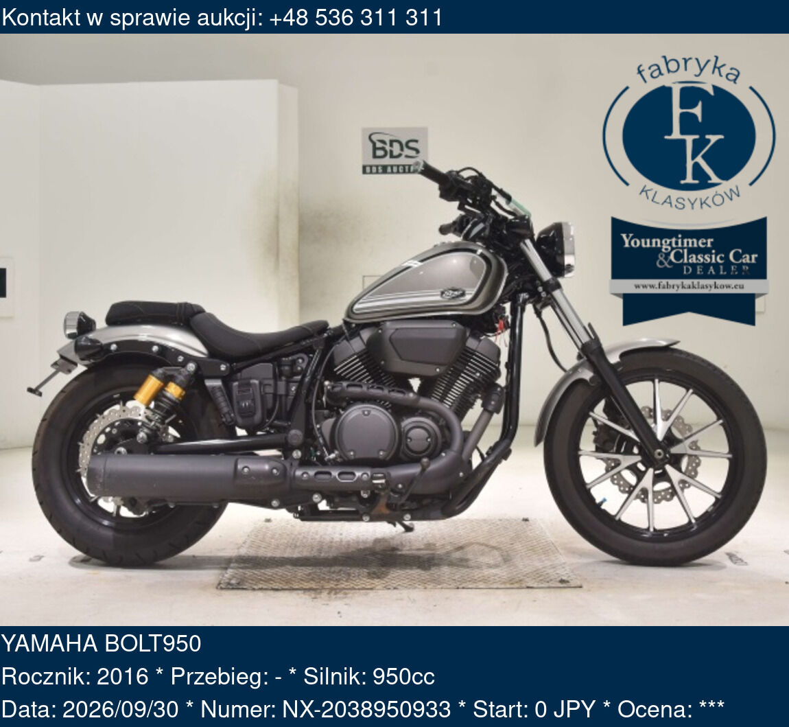 YAMAHA BOLT950 2016 - zdjęcie 2