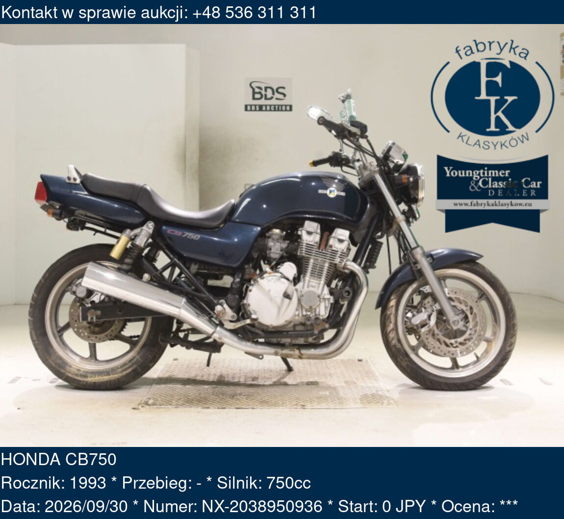 HONDA CB750 1993 - zdjęcie 2
