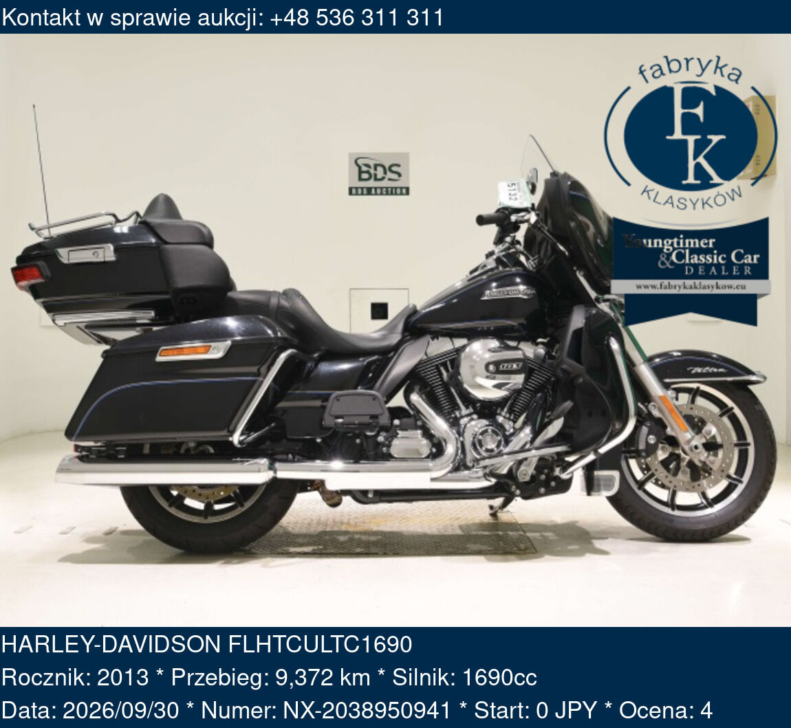 HARLEY-DAVIDSON FLHTCULTC1690 2013 - zdjęcie 2