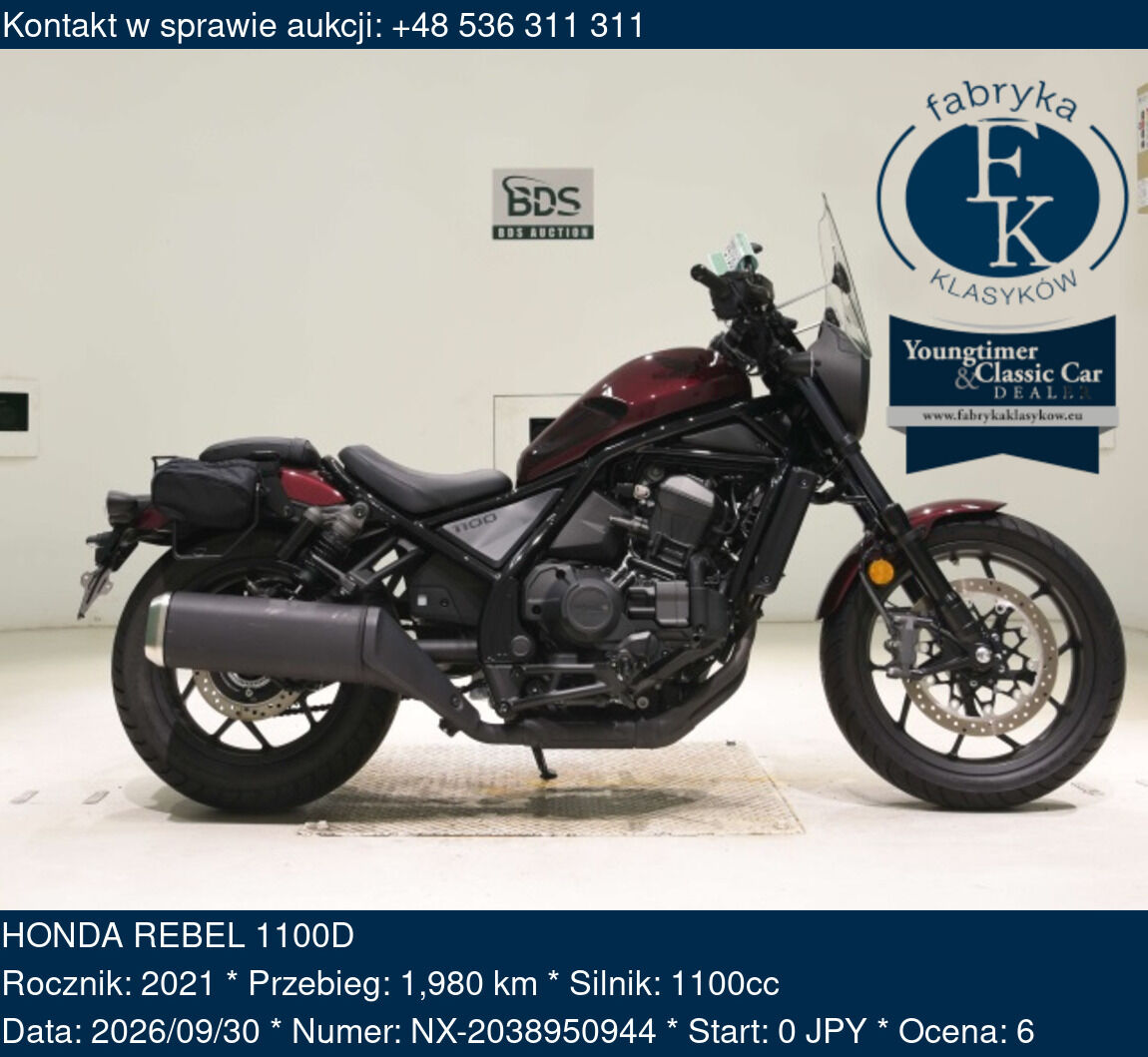 HONDA REBEL 1100D 2021 - zdjęcie 2