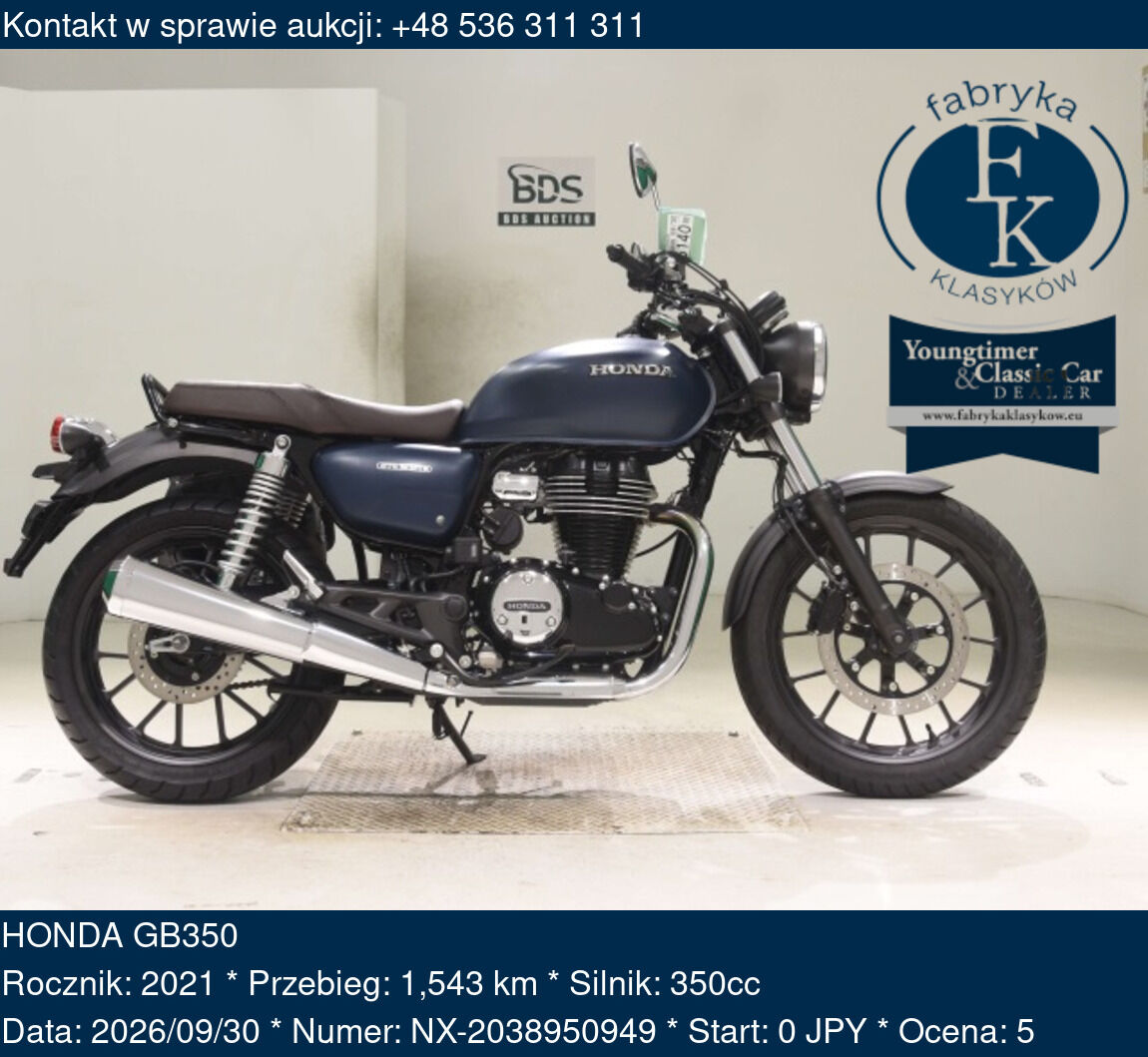HONDA GB350 2021 - zdjęcie 2