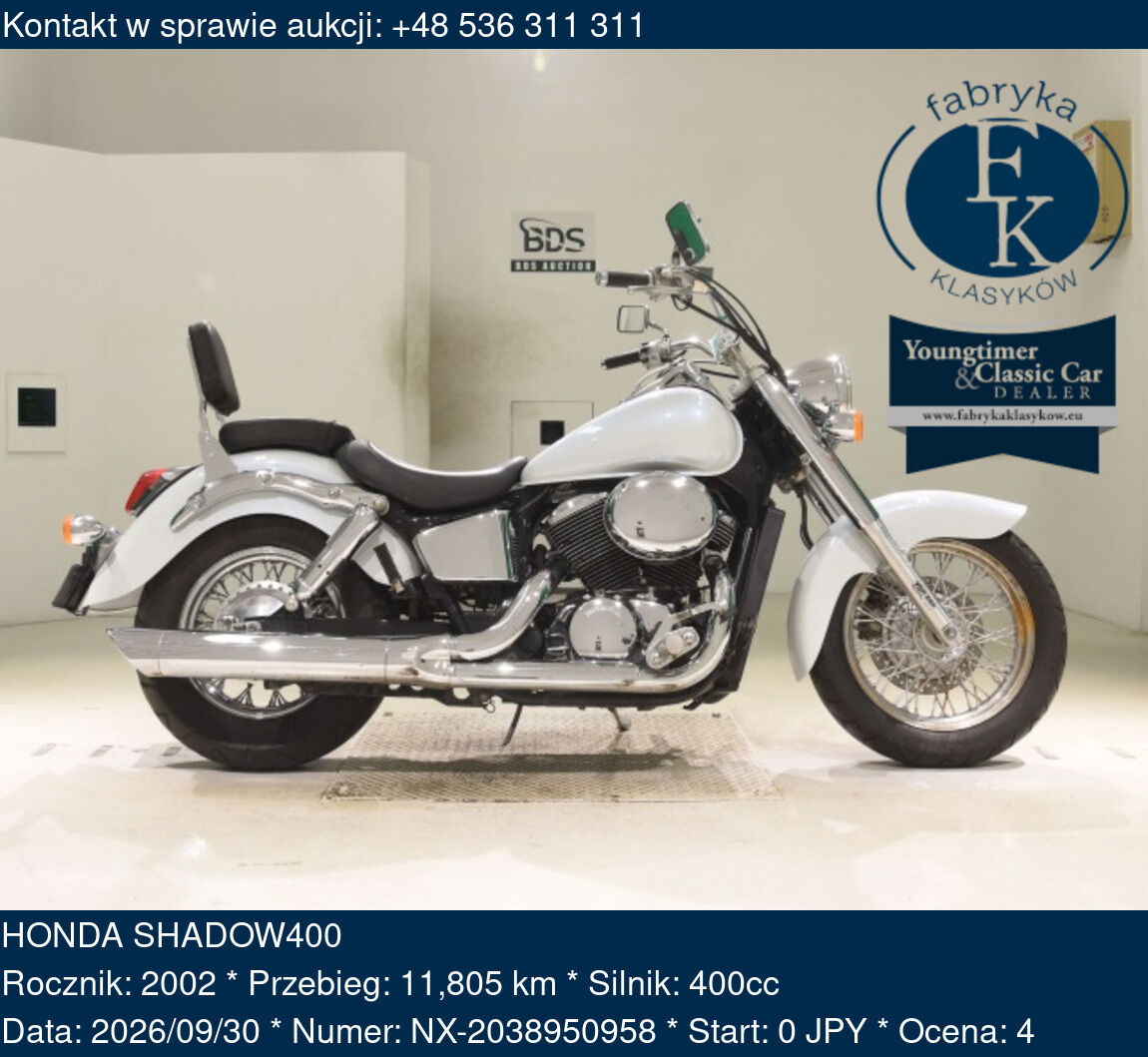 HONDA SHADOW400 2002 - zdjęcie 2